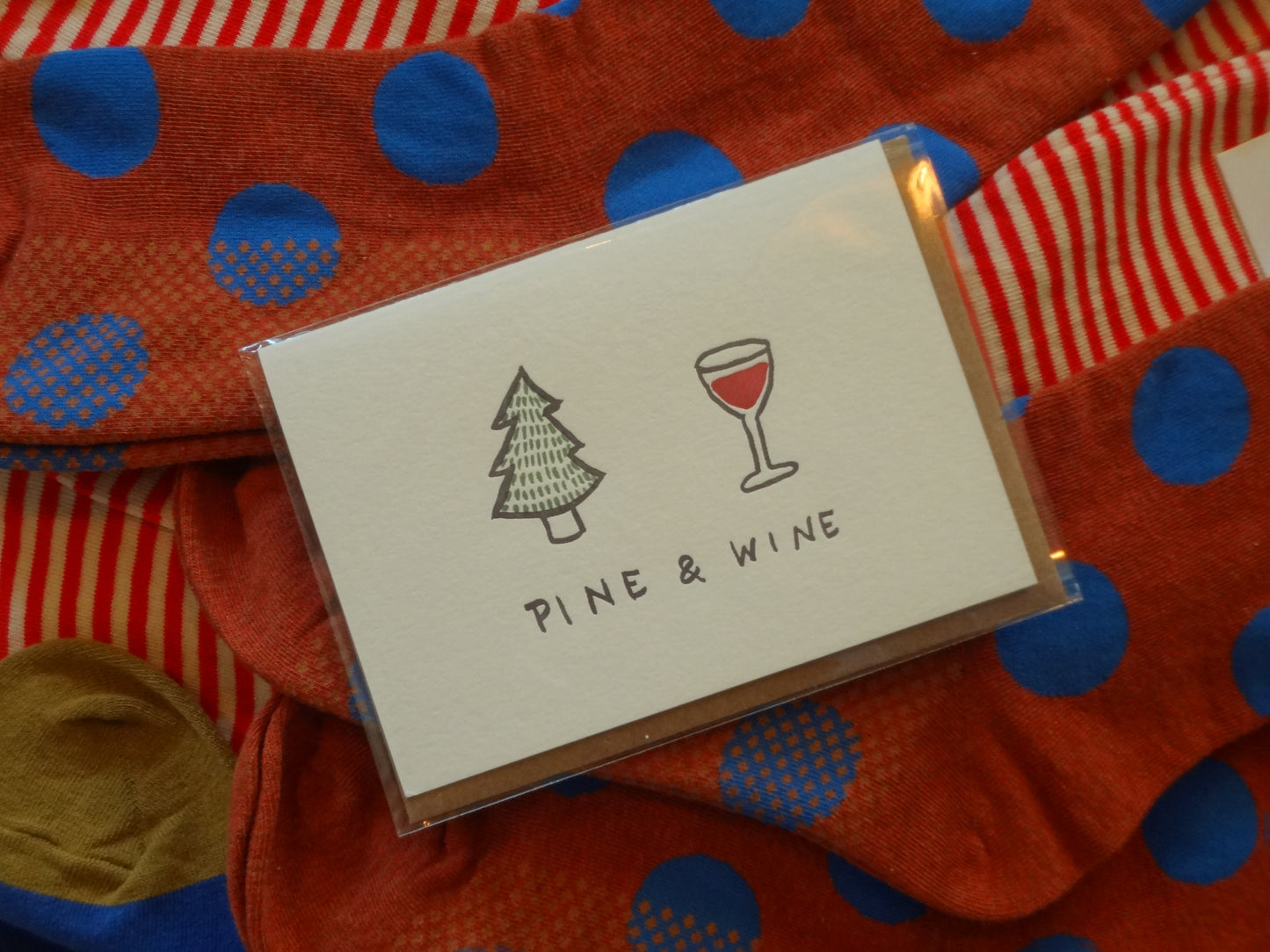 Pine & Wine Holiday Card