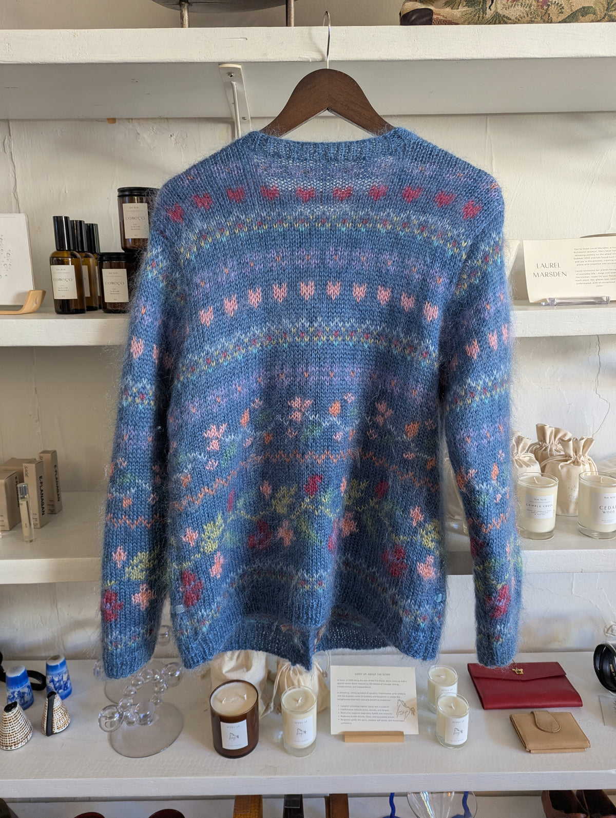 Darling Vintage Fluffy Ribbon-Embroidered Floral Cardigan