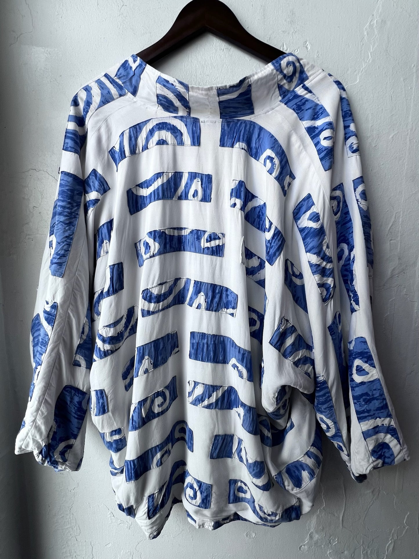 Vintage Abstract Print Jacket