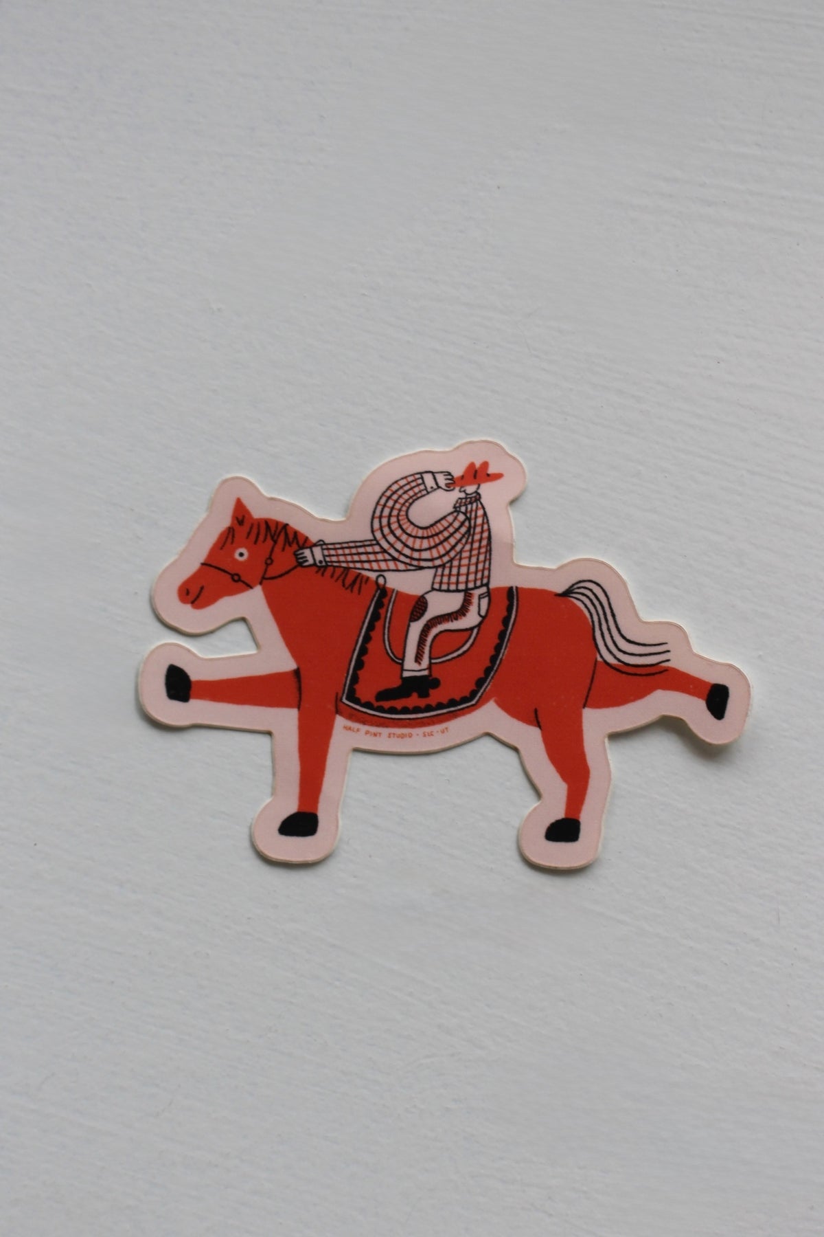 Howdy Cowboy Sticker
