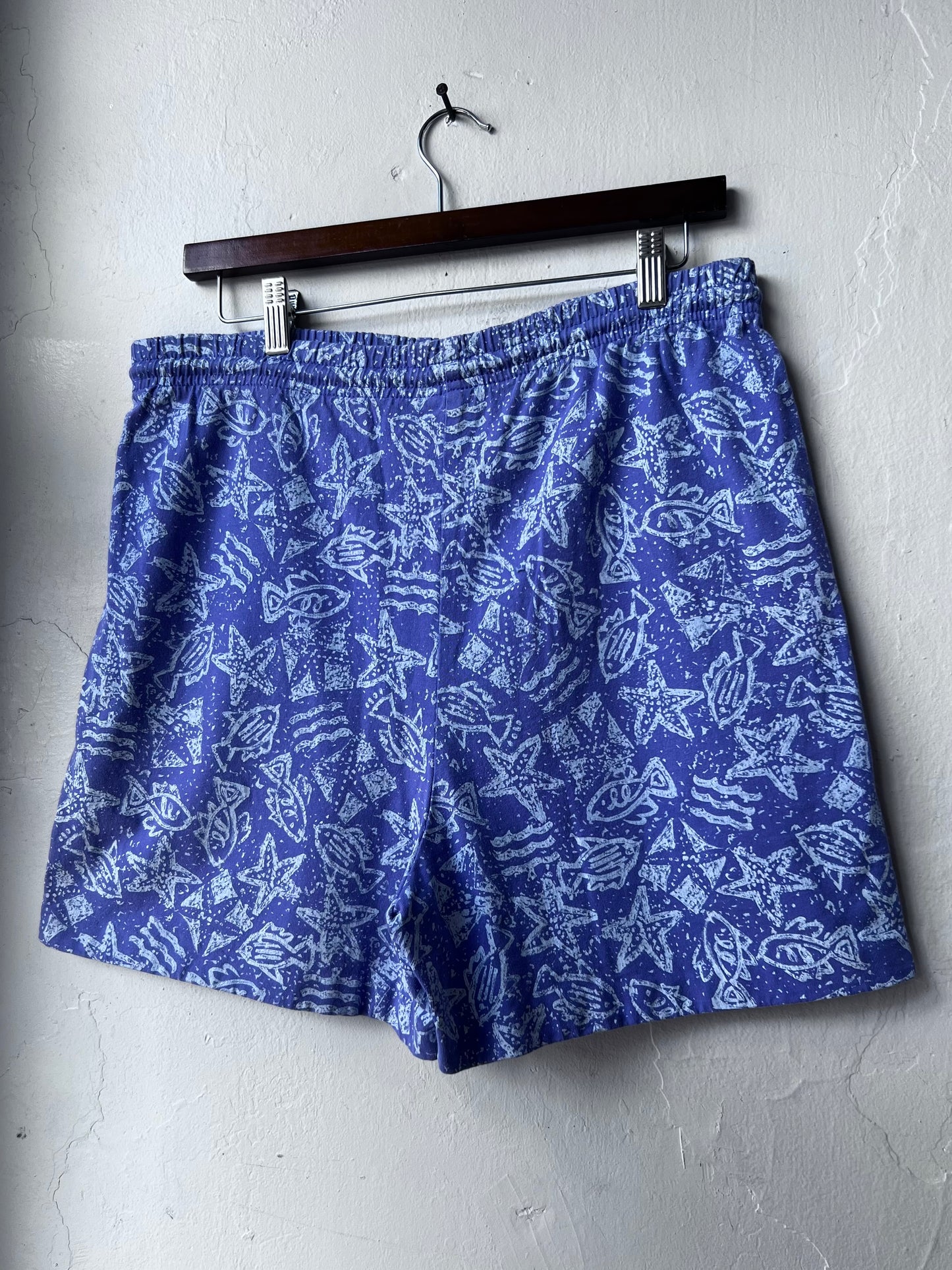 Vintage Coastal Print Short