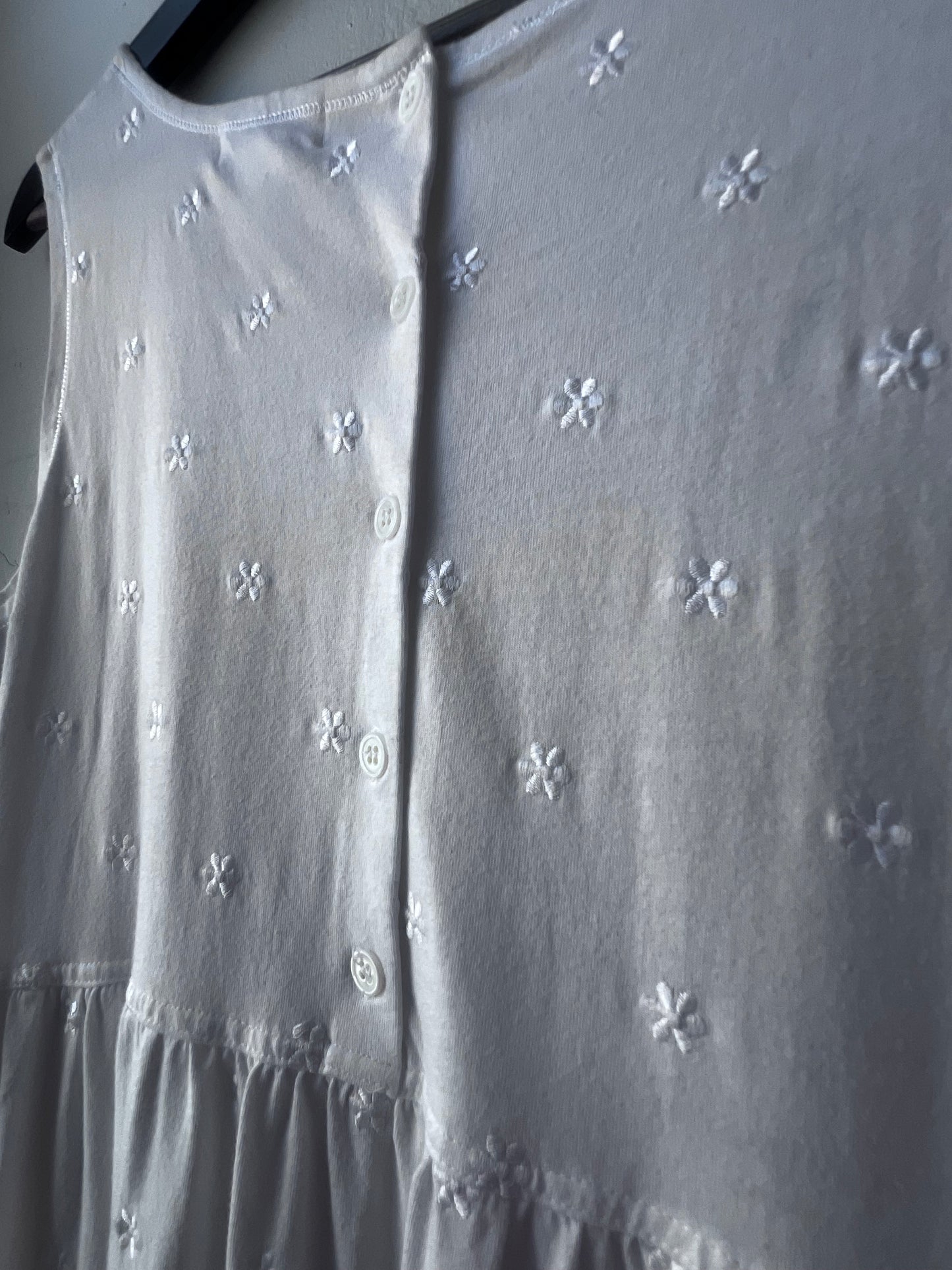 Vintage Porcelain Embroidered Dress