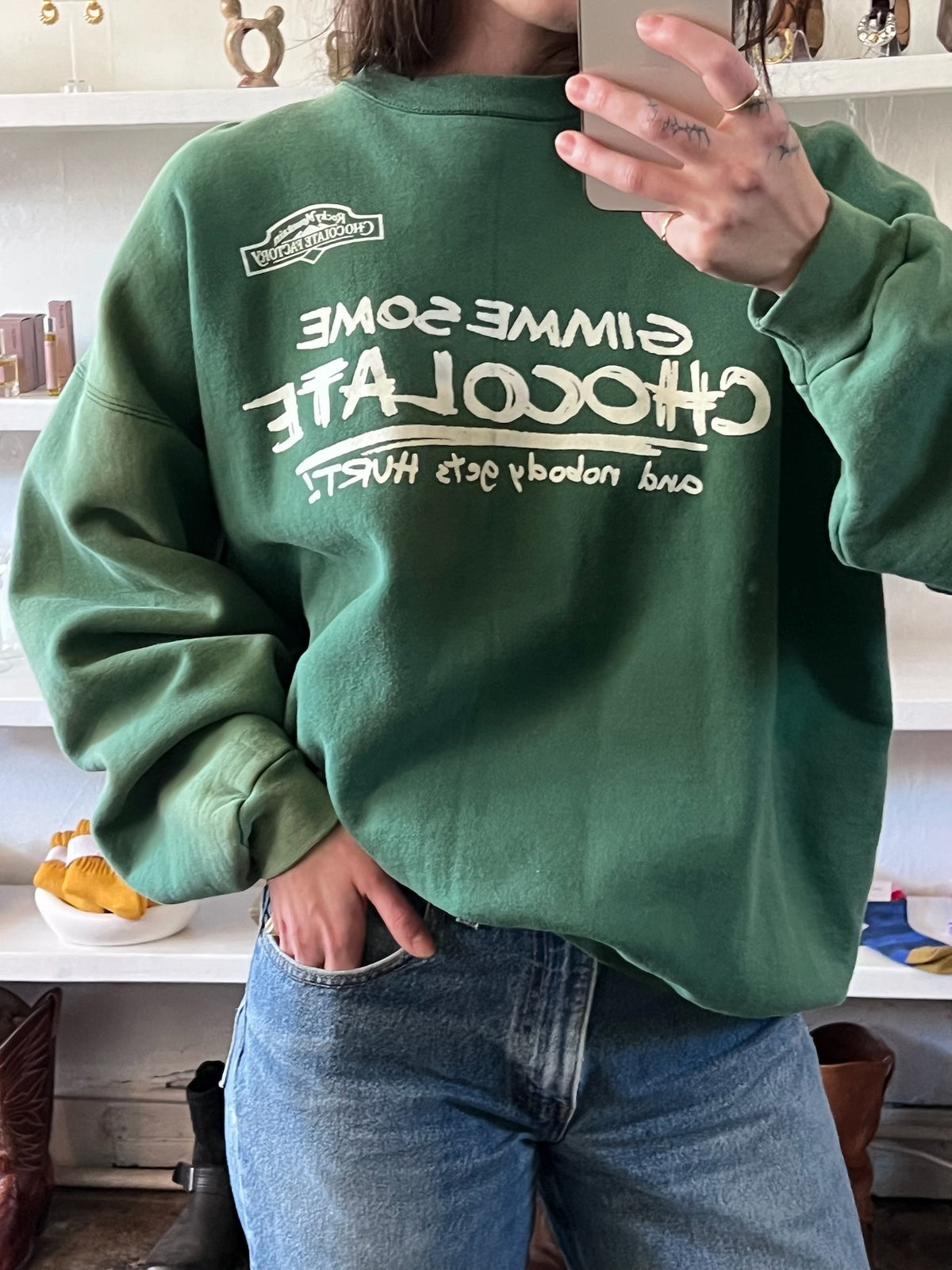 Vintage Chocolate Factory Crewneck