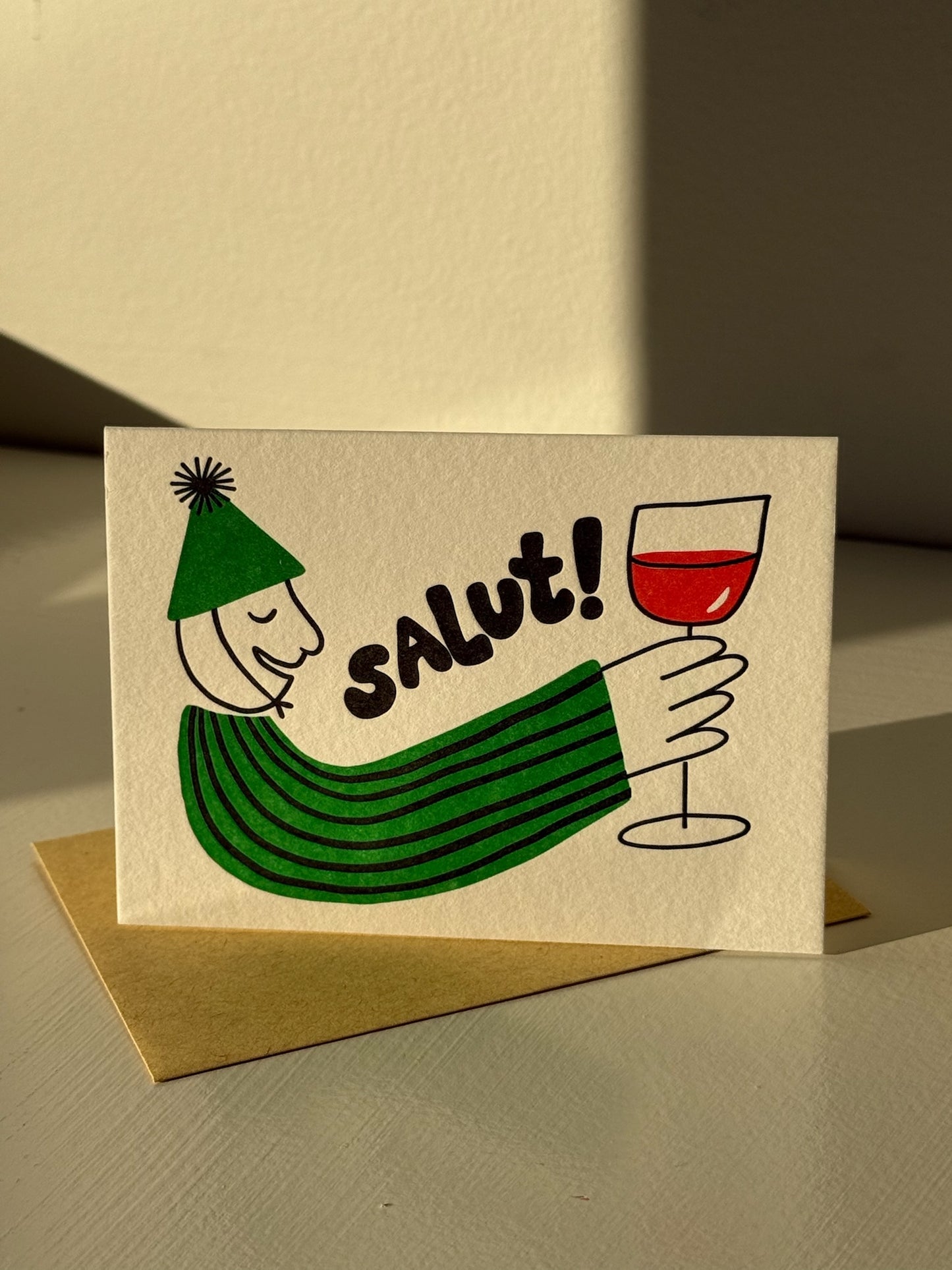 Salut Greeting Card