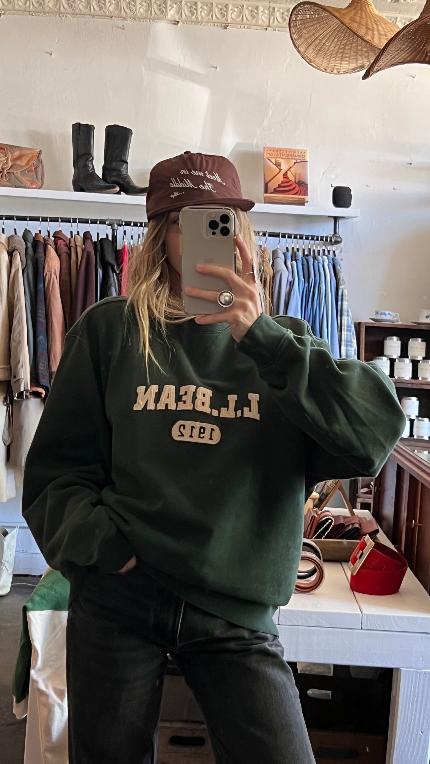 "Meet Me In The Middle" Ball Cap