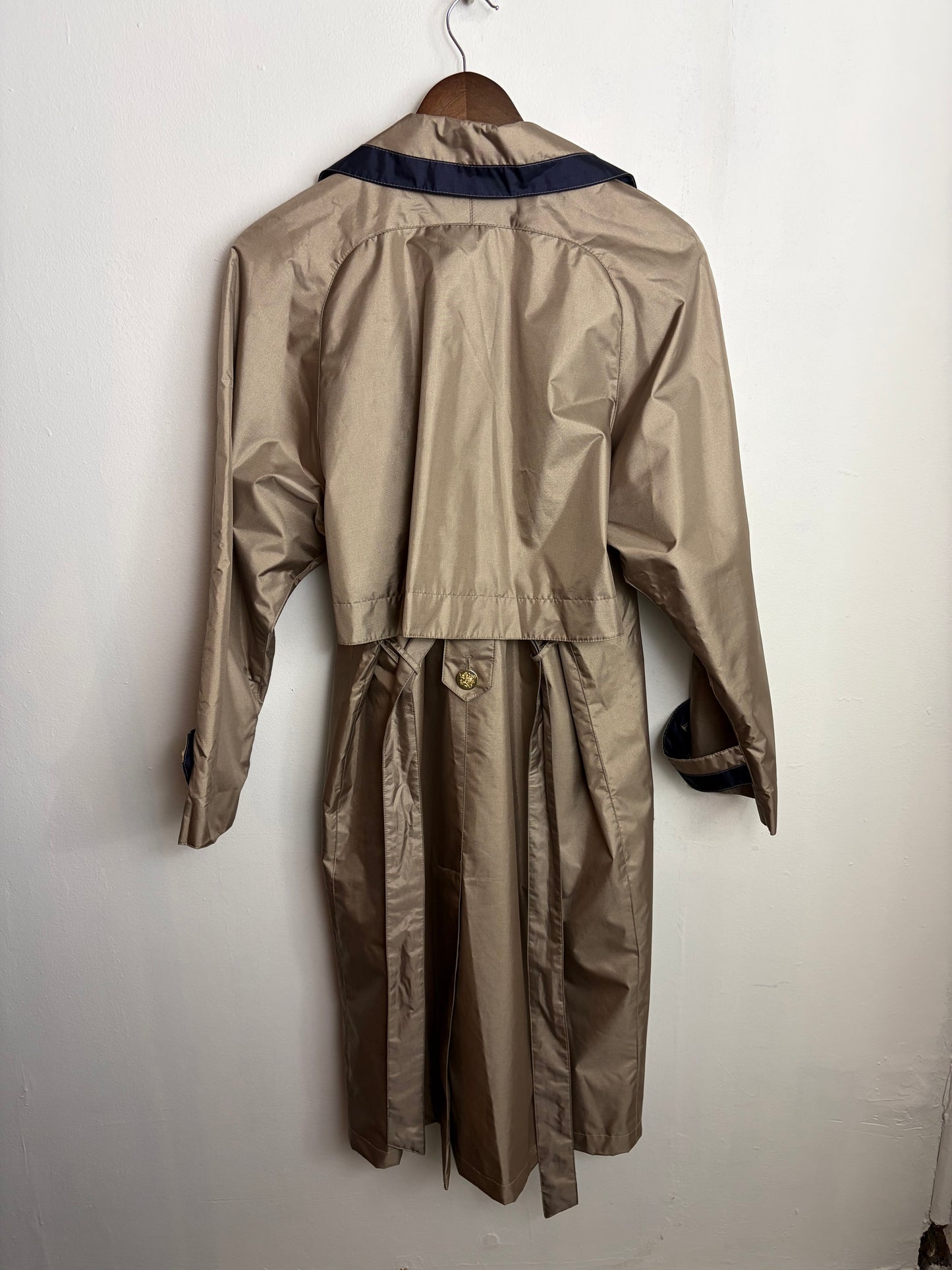 Vintage Taupe Trench Coat