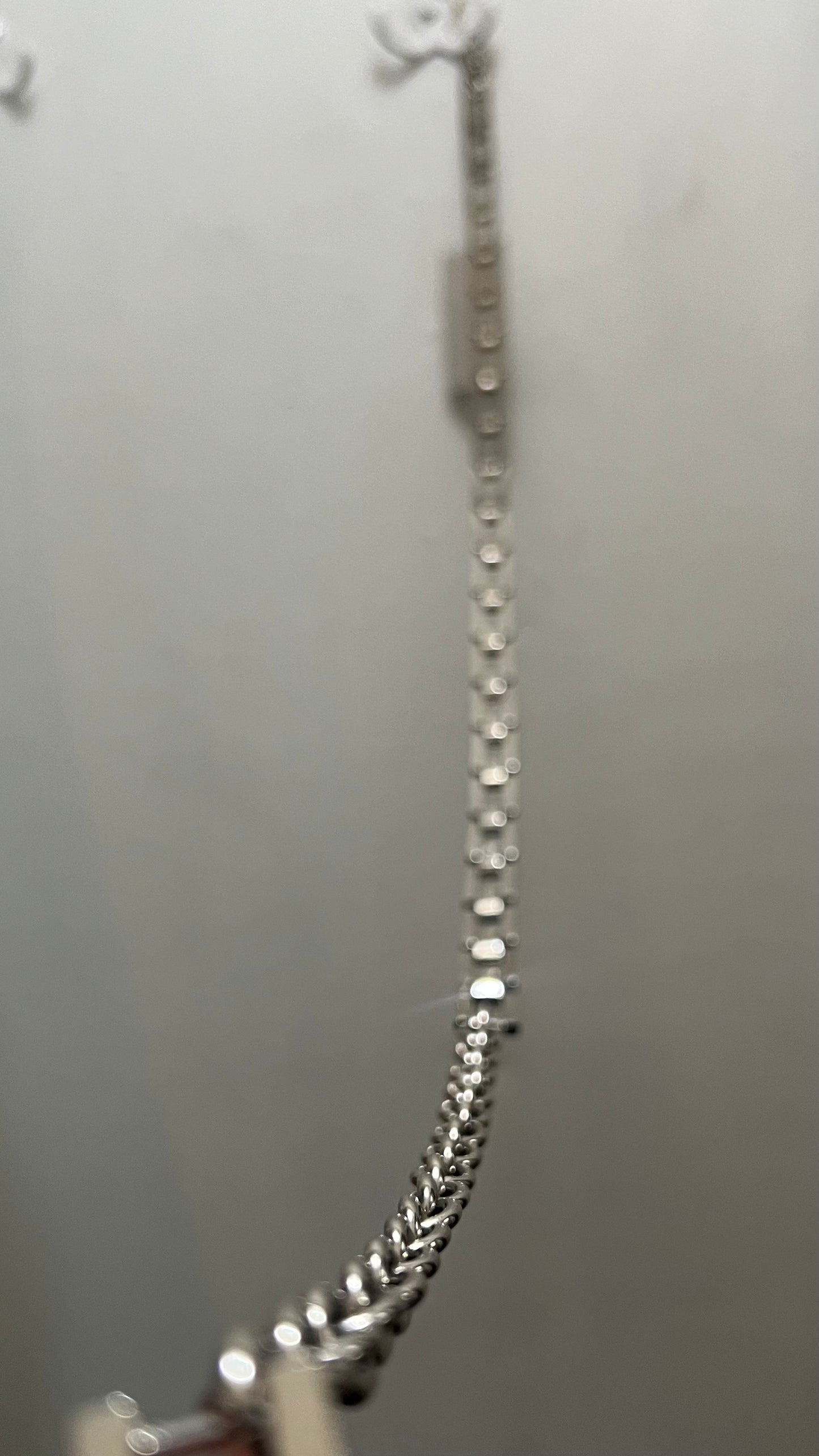 Vintage Geometric Silver - Hardware Chain Belt