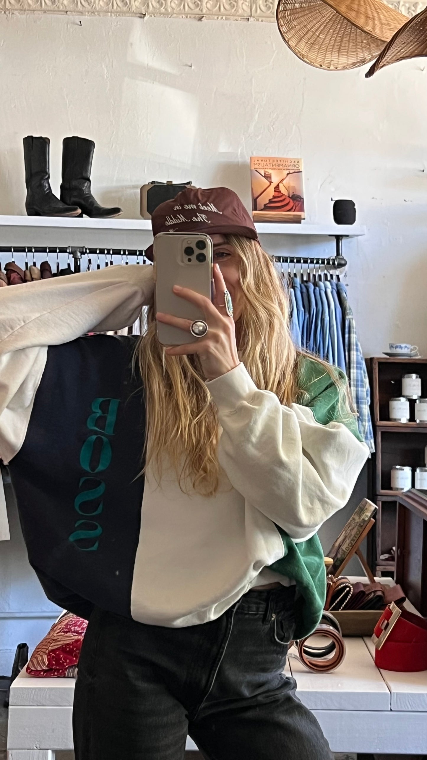 "Meet Me In The Middle" Ball Cap