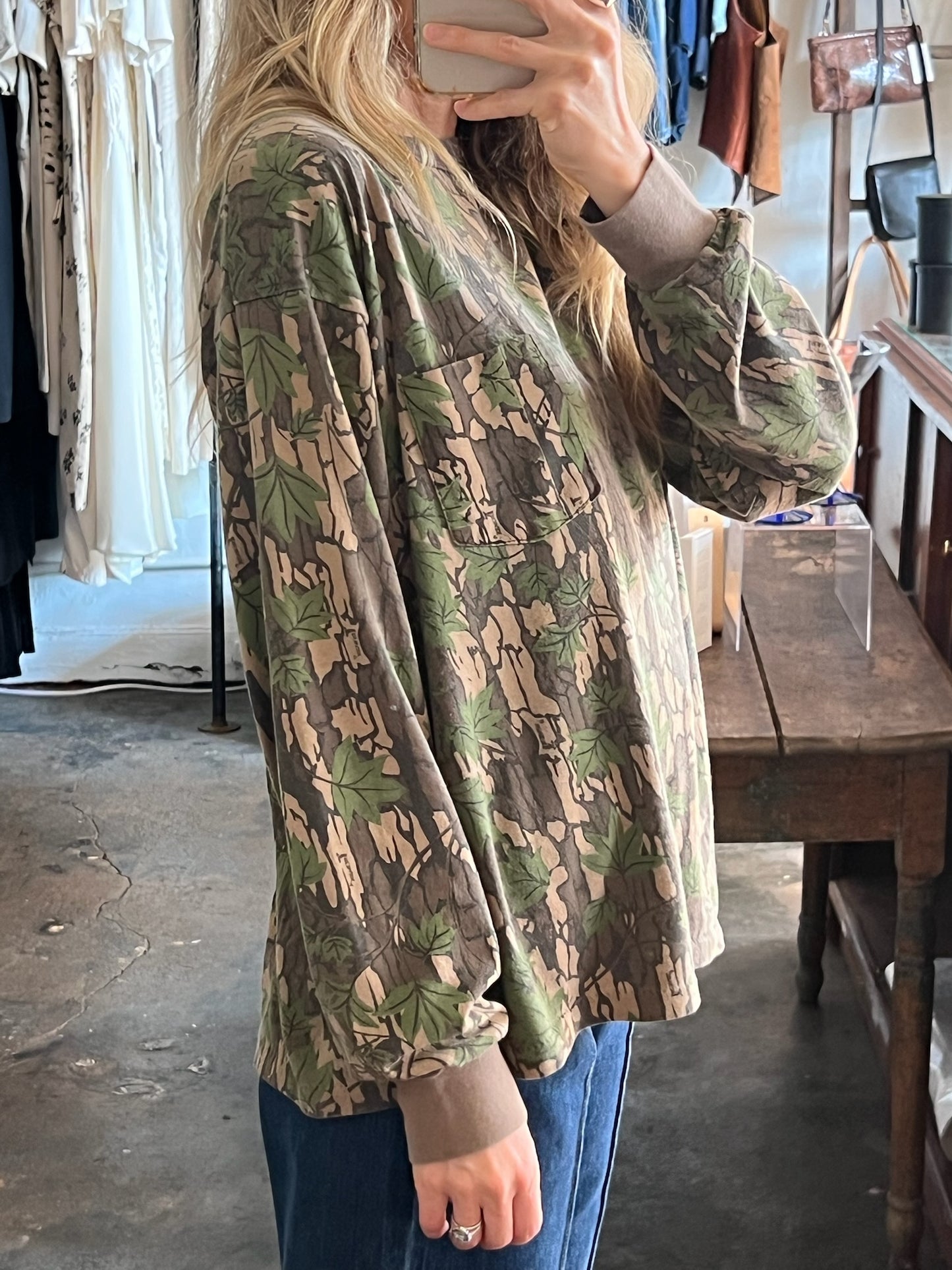 Vintage Real Tree Camo Long Sleeve Shirt