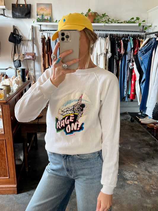 Vintage Snowboarder Sweatshirt