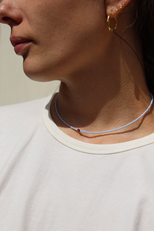 Sparkle Glass Bead Necklace