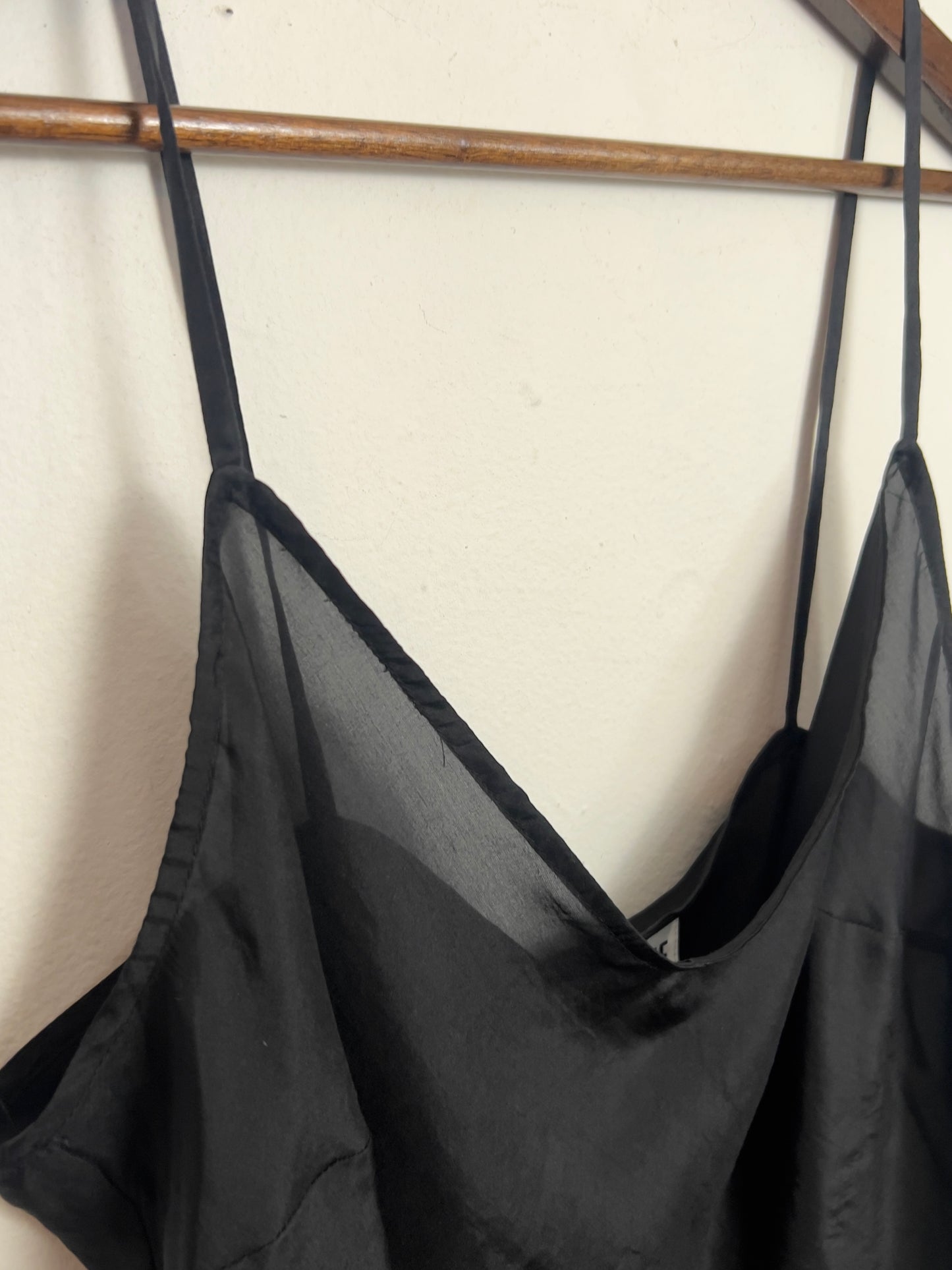 Vintage Onyx Silk Tank
