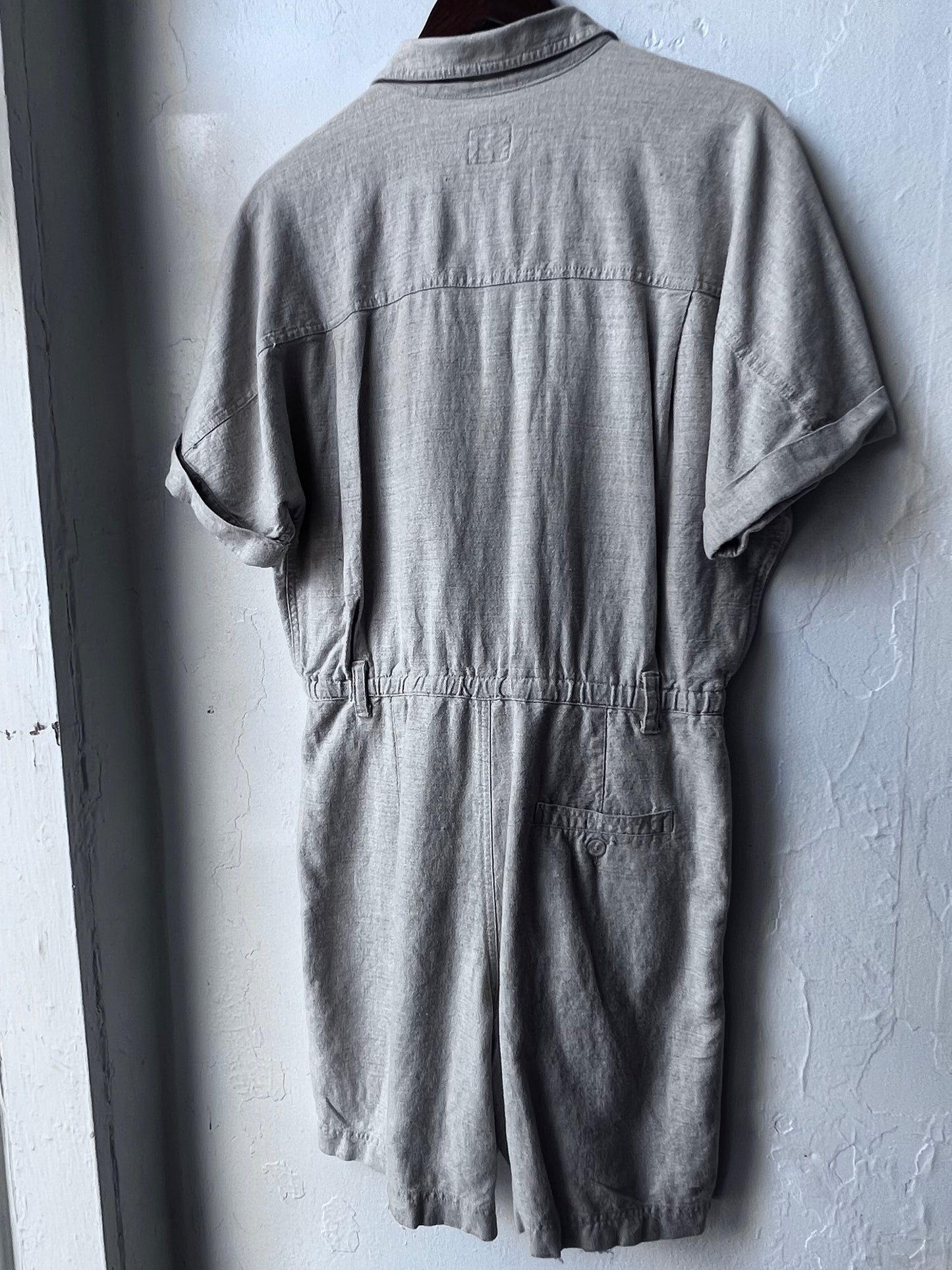Vintage Safari Utility Romper