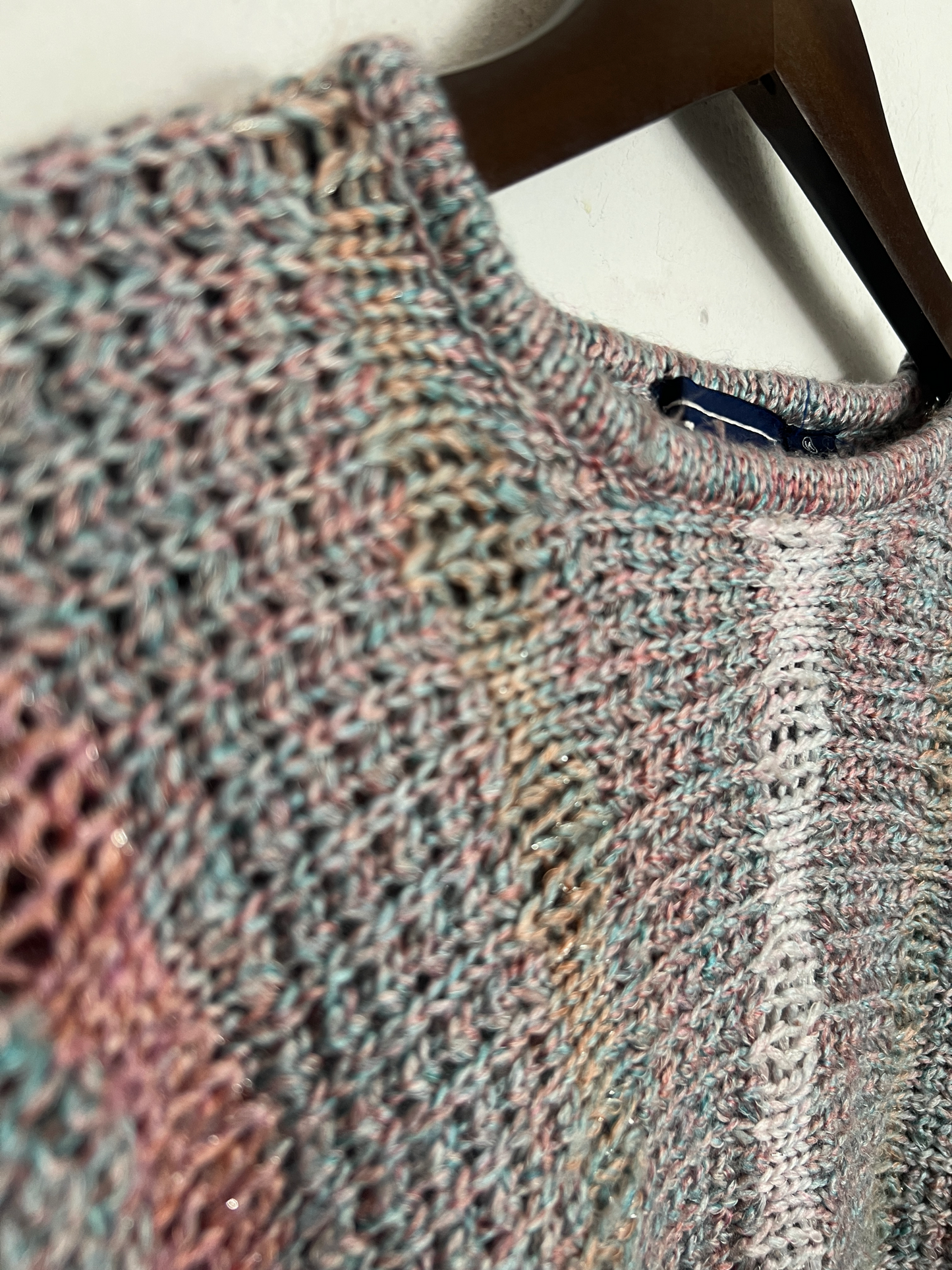 Vintage Multi-Tonal Knit Sweater