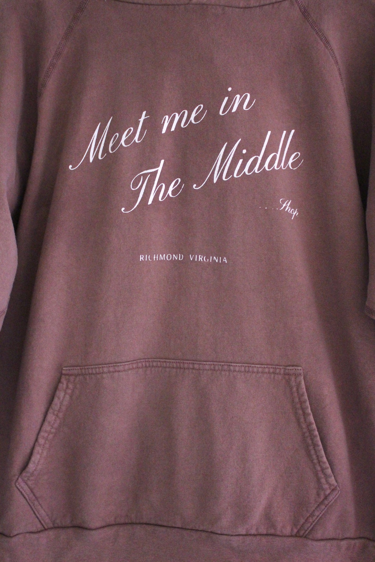 "Meet me in The Middle" Hooded Sweatshirt