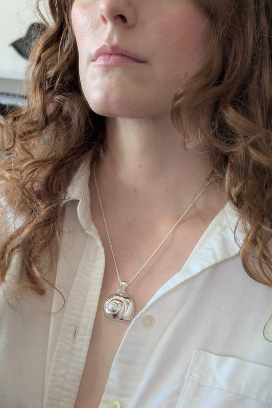 Sterling Silver Shell Necklace