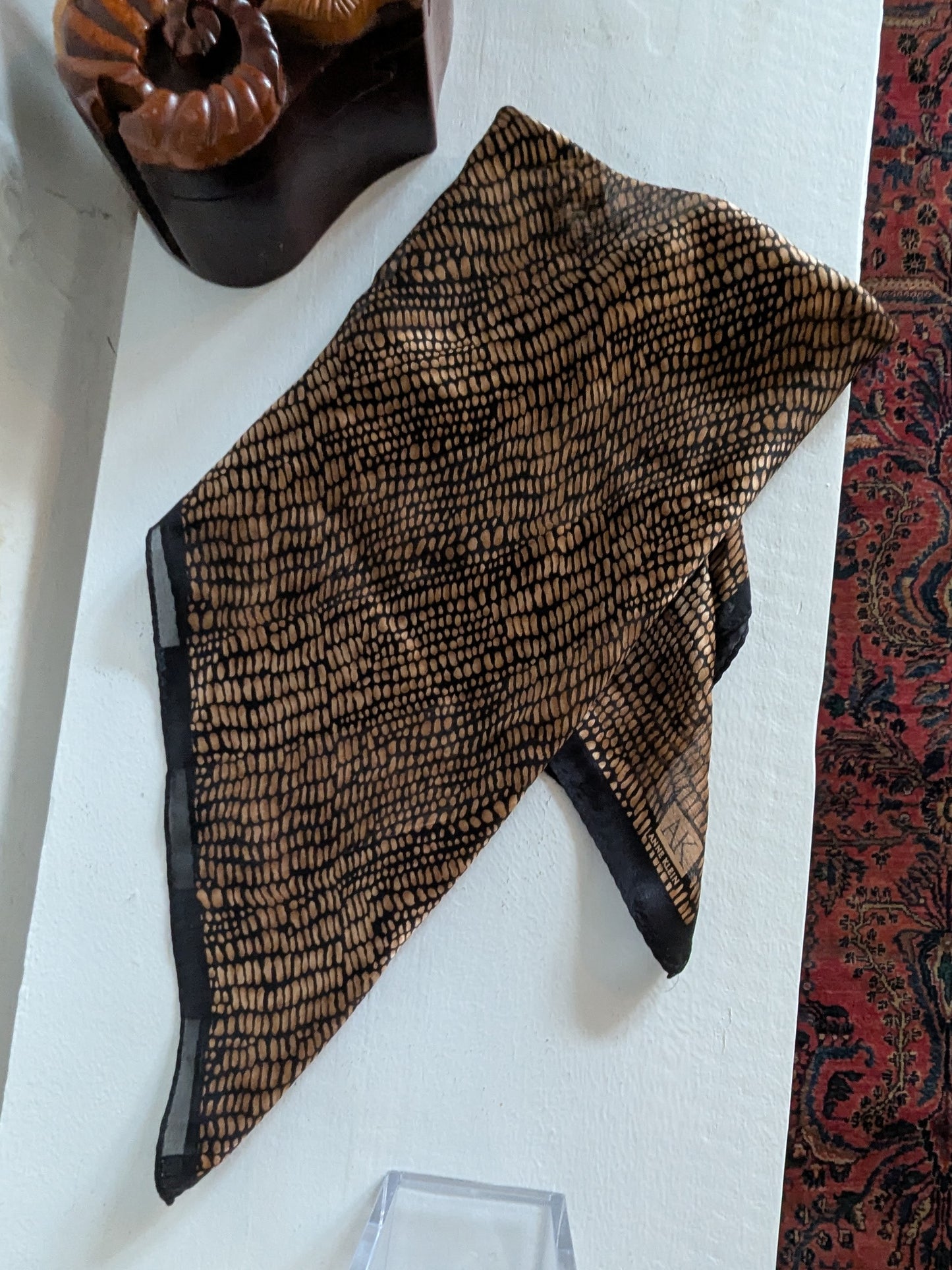 Vintage Anne Klein Reptile Scarf