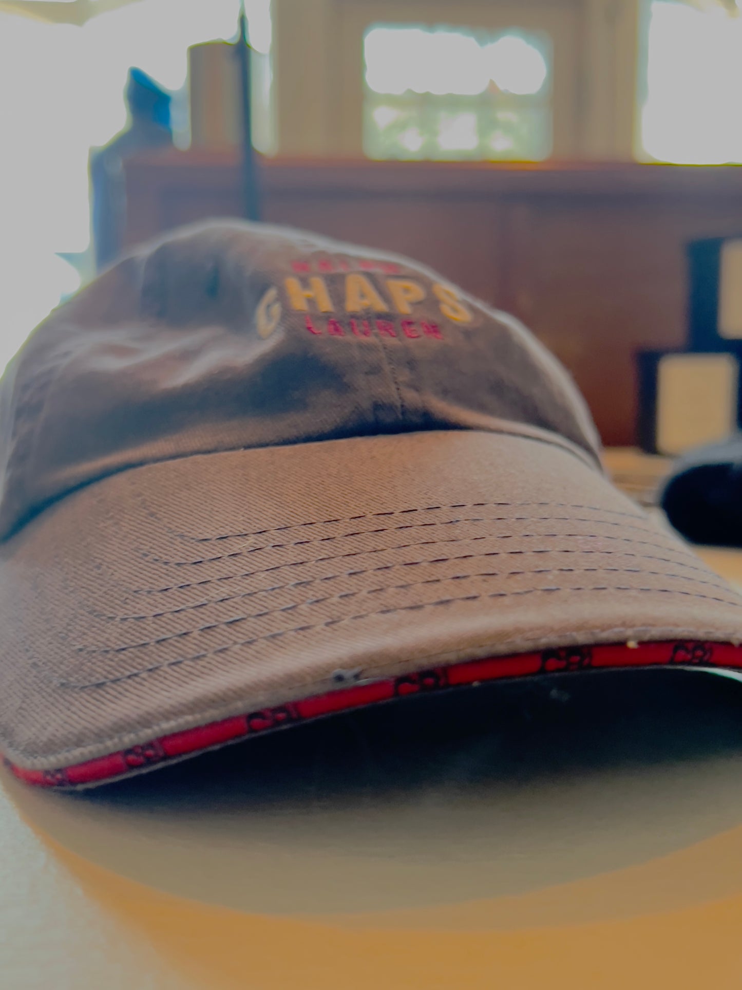 Vintage Fading Indigo Chaps By Ralph Lauren cap