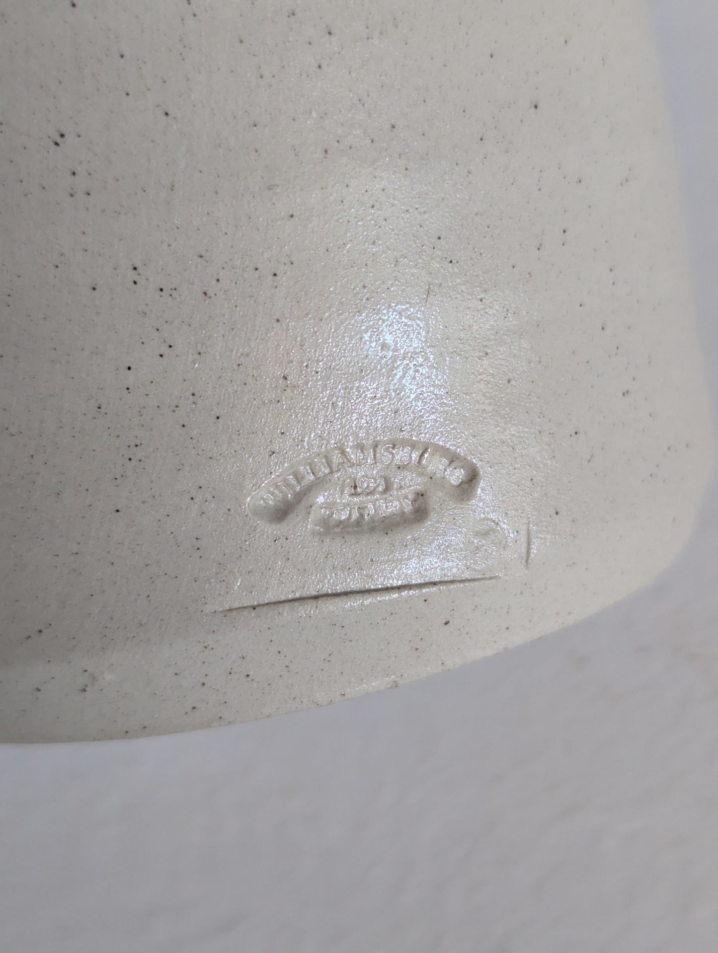 Vintage Painted Stoneware Vase