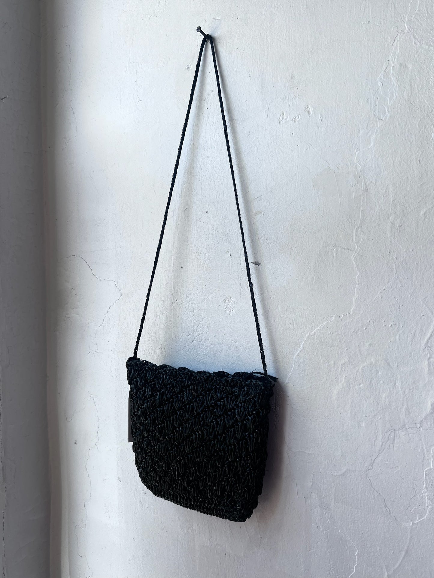 Vintage Woven Straw Shoulder Bag