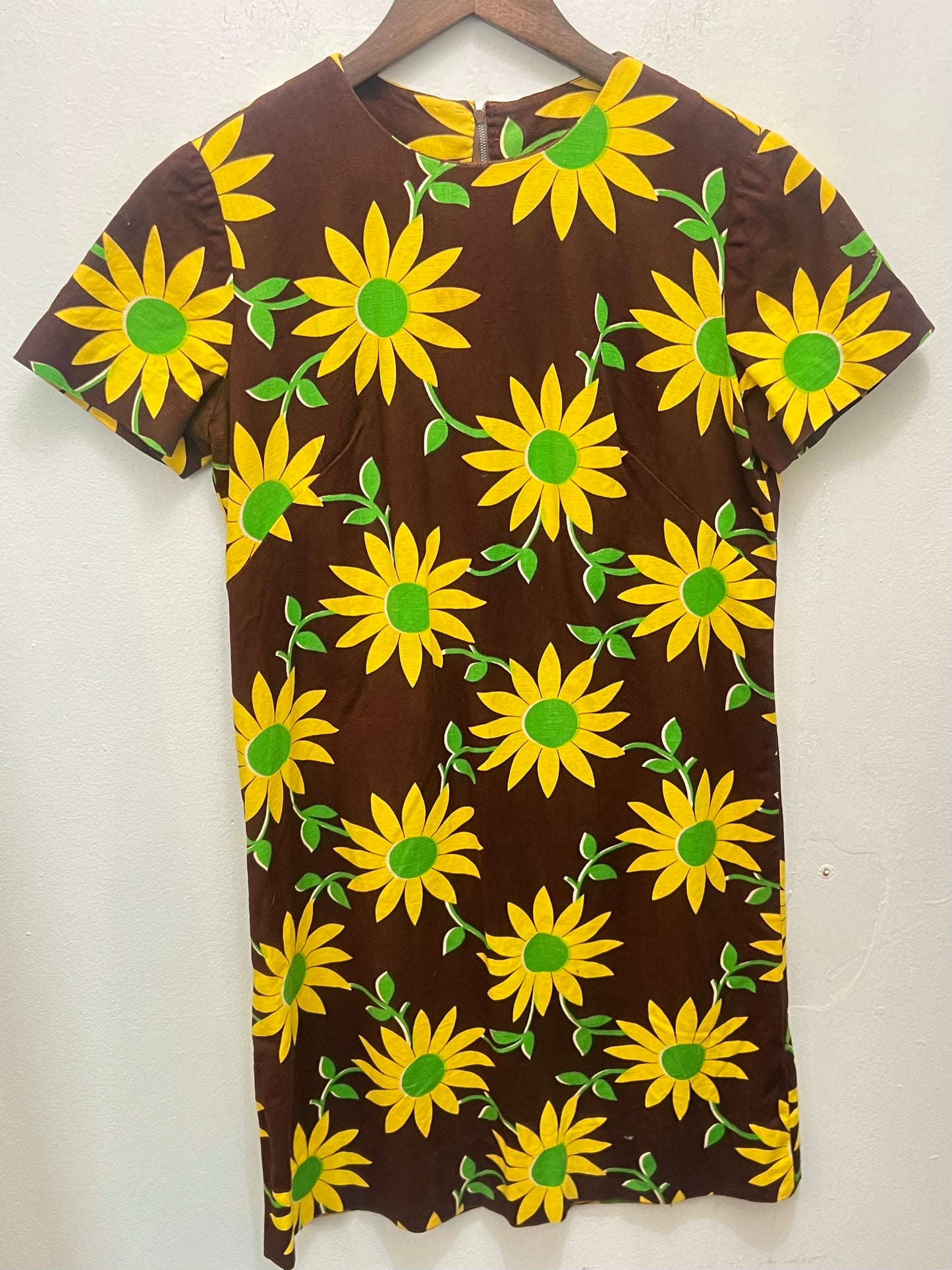 Vintage Handmade Sunflower Dress