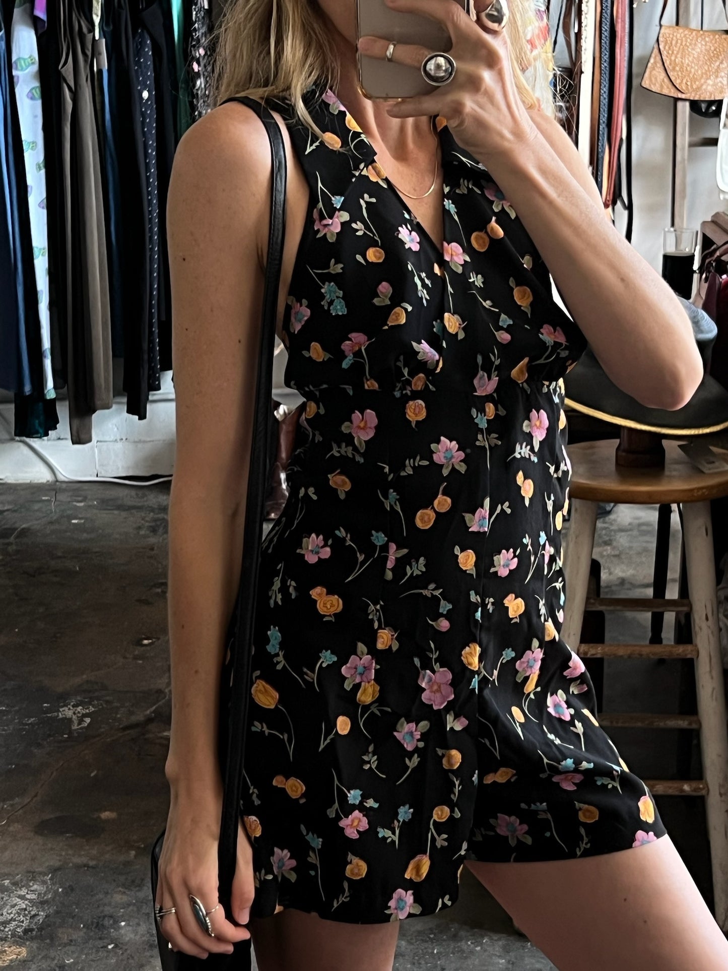 Vintage Floral Romper