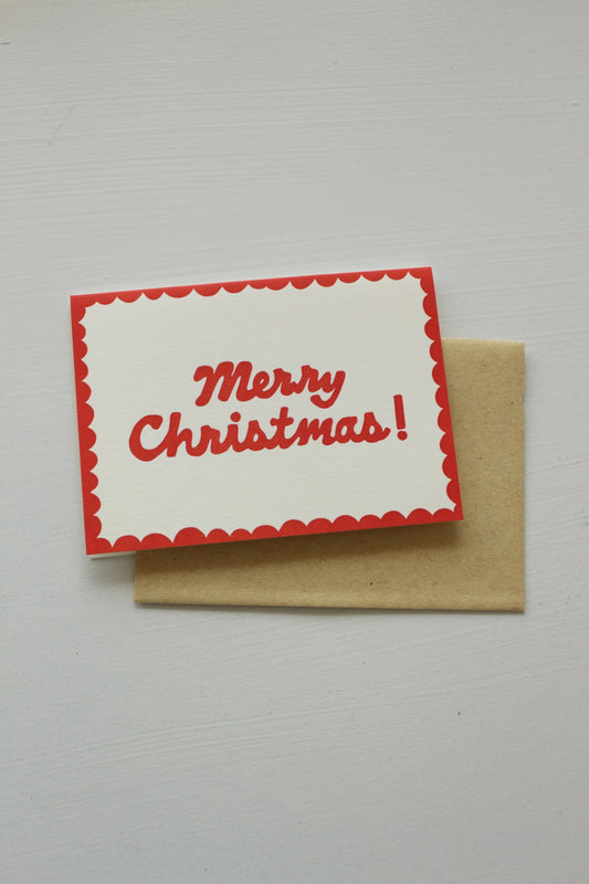 Merry Christmas! Holiday Greeting Card