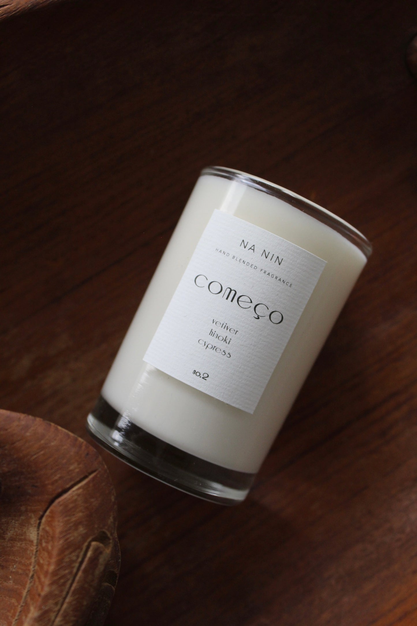 Começo No. 2 Candle / Vetiver, Hinoki, Cypress