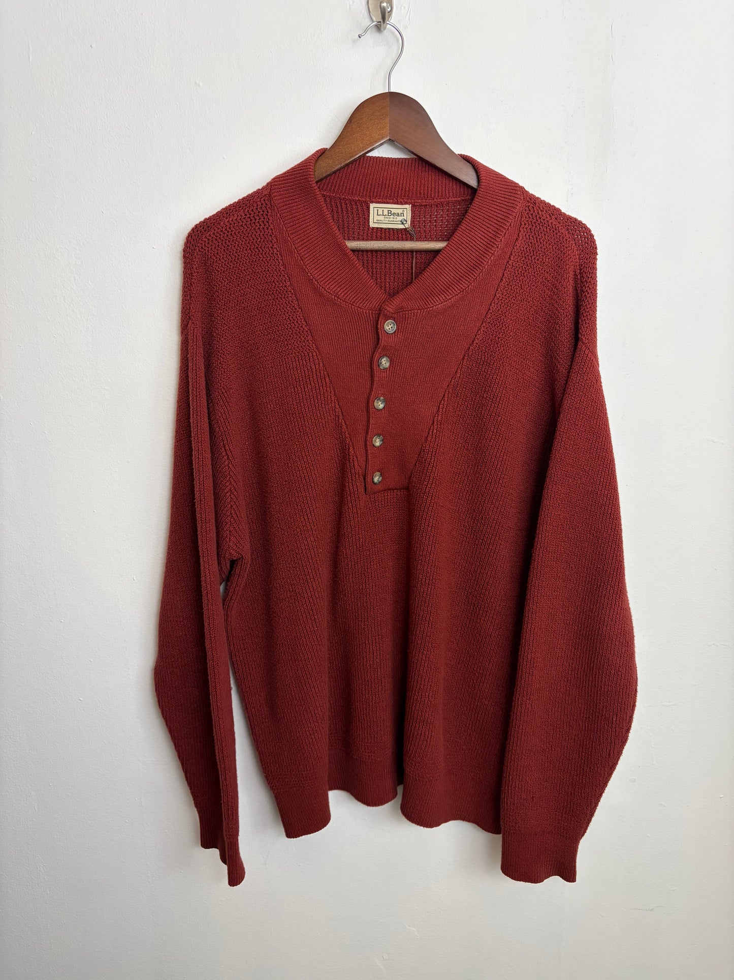 Vintage L.L. Bean Knit Henley