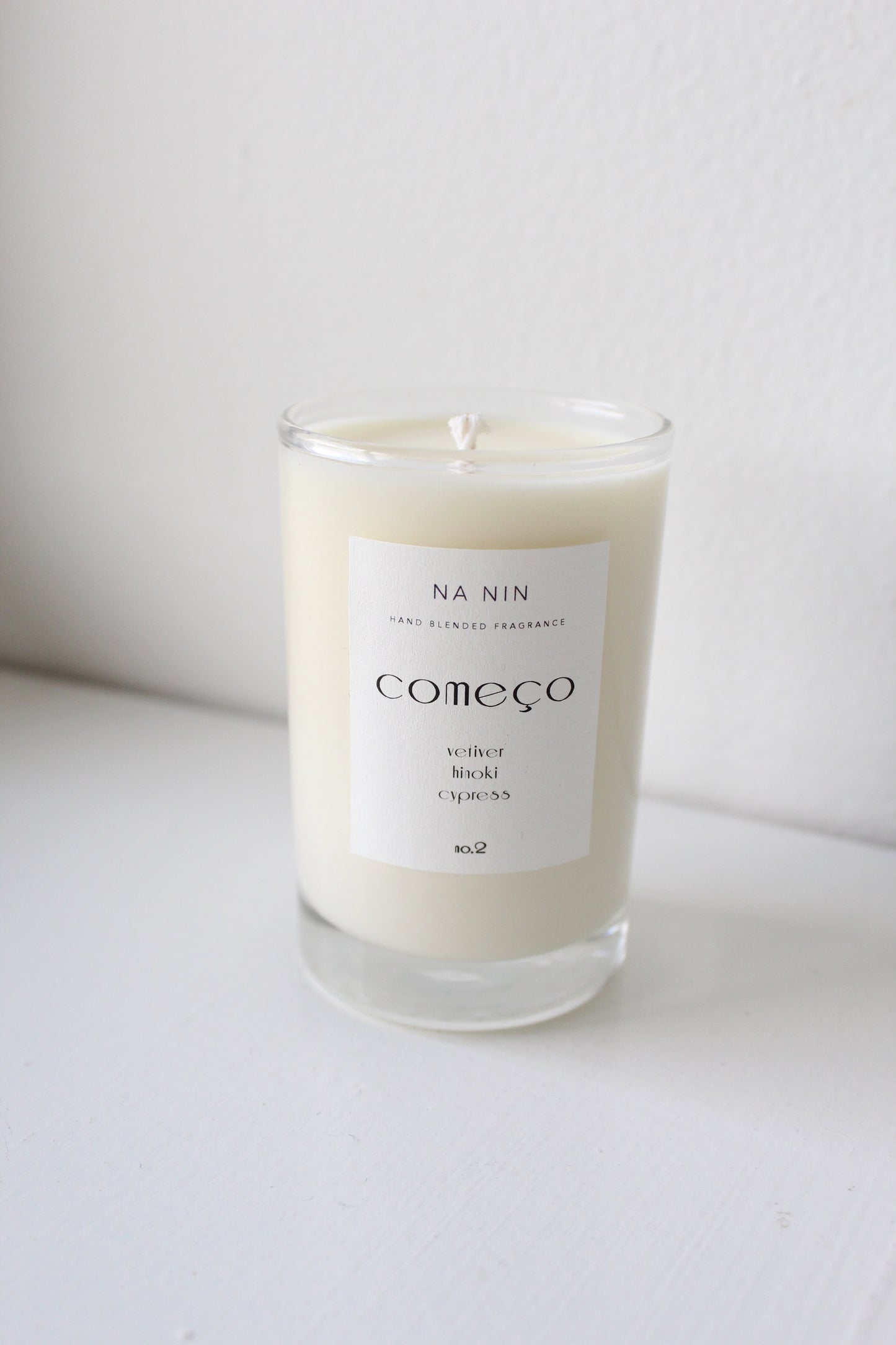 Começo No. 2 Candle / Vetiver, Hinoki, Cypress
