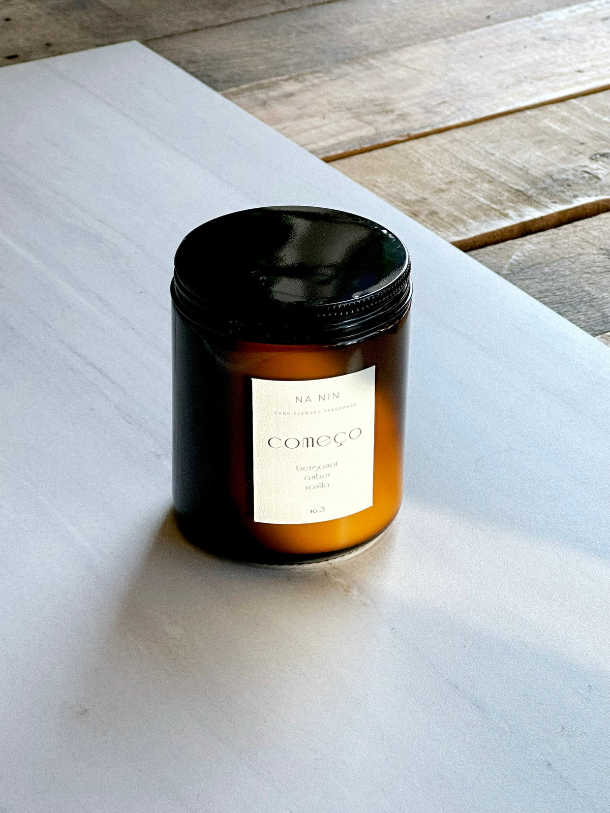 Começo No. 3 Candle / Bergamot, Amber, Vanilla