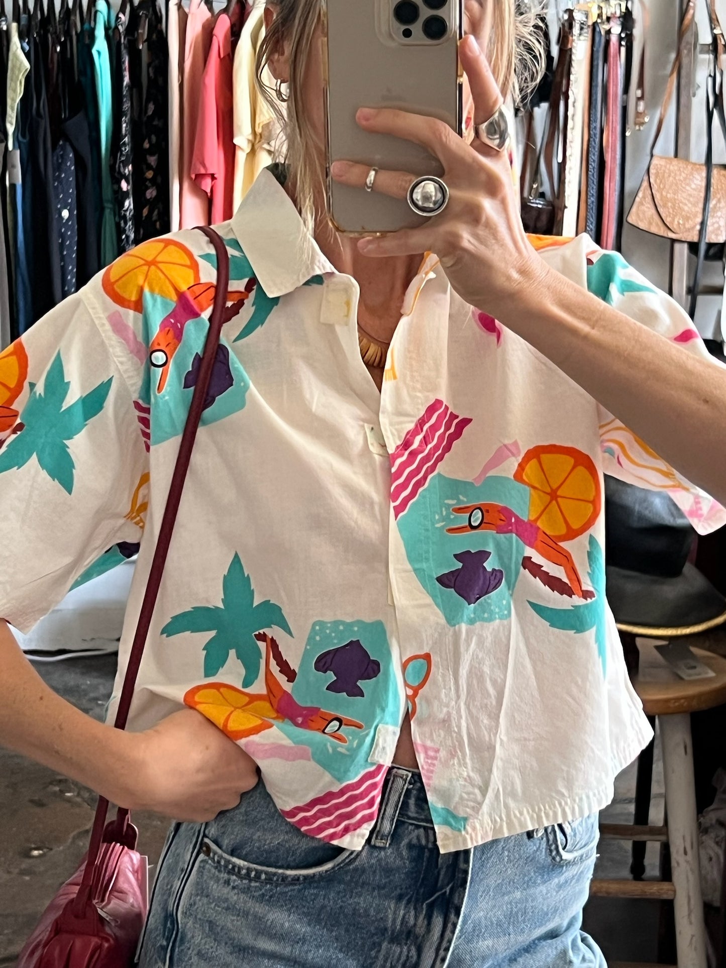 Vintage Tropical Camp Shirt