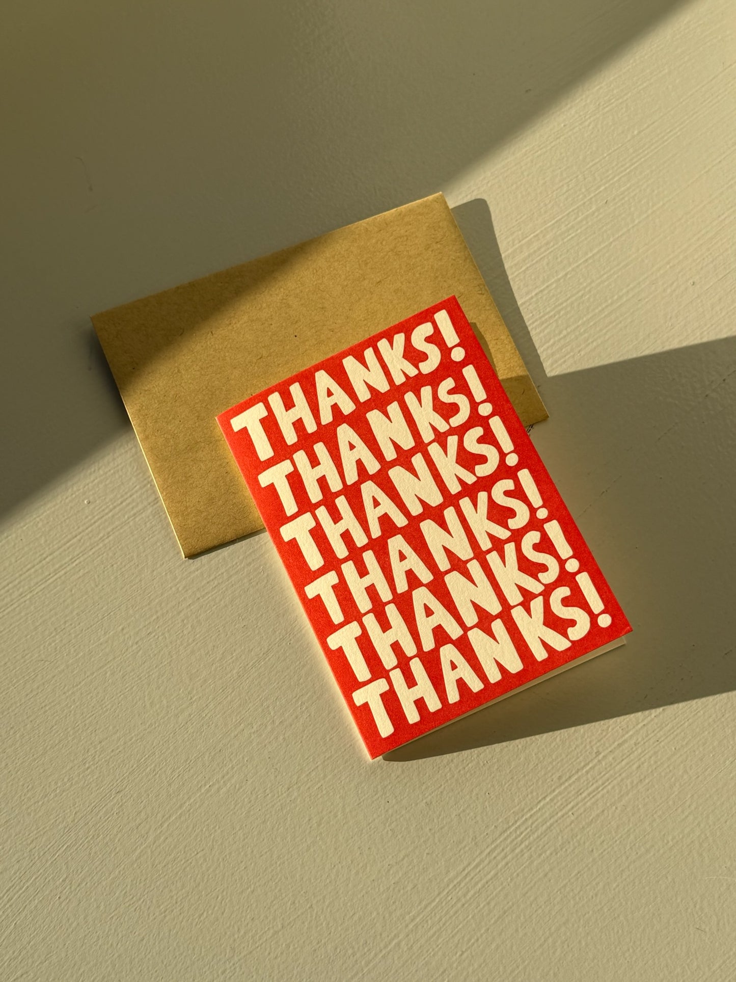 Thanks! Thanks! Thanks! Greeting Card