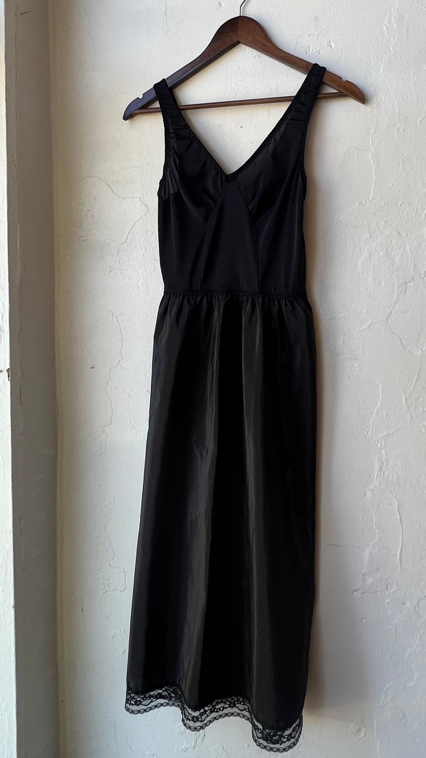 Vintage Lace Accented Slip Dress