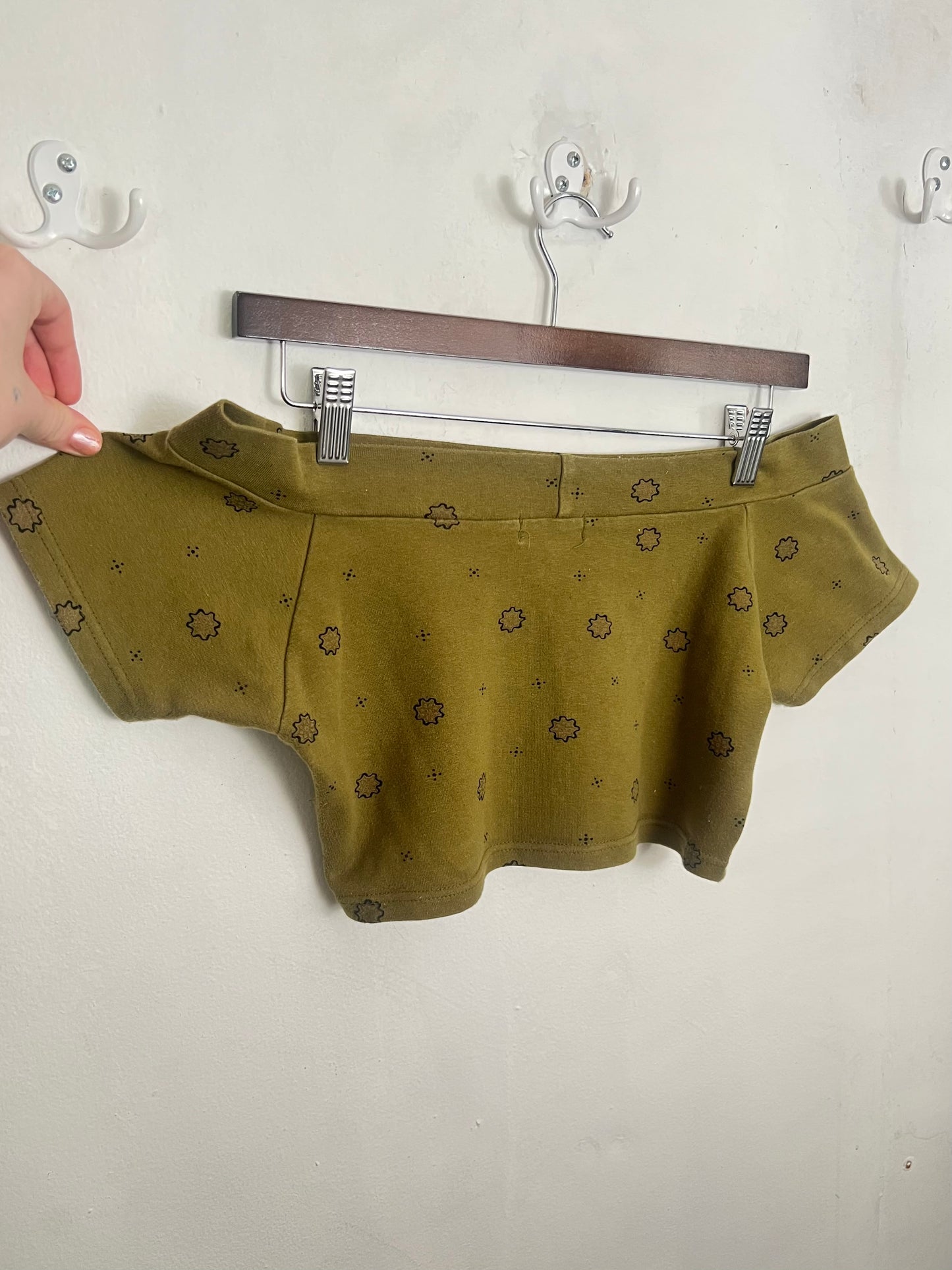 Favorite Vintage Olive Crop Top