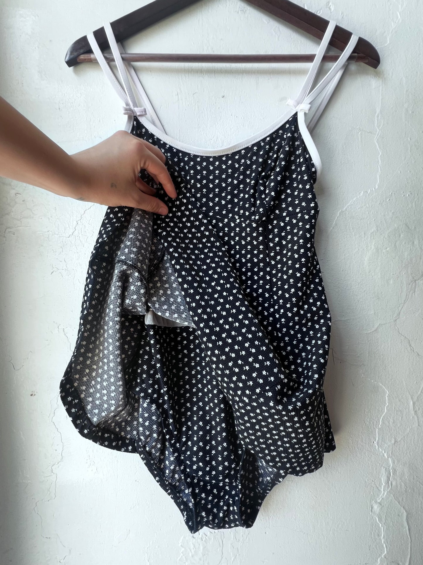 Vintage Floral Swim Dress