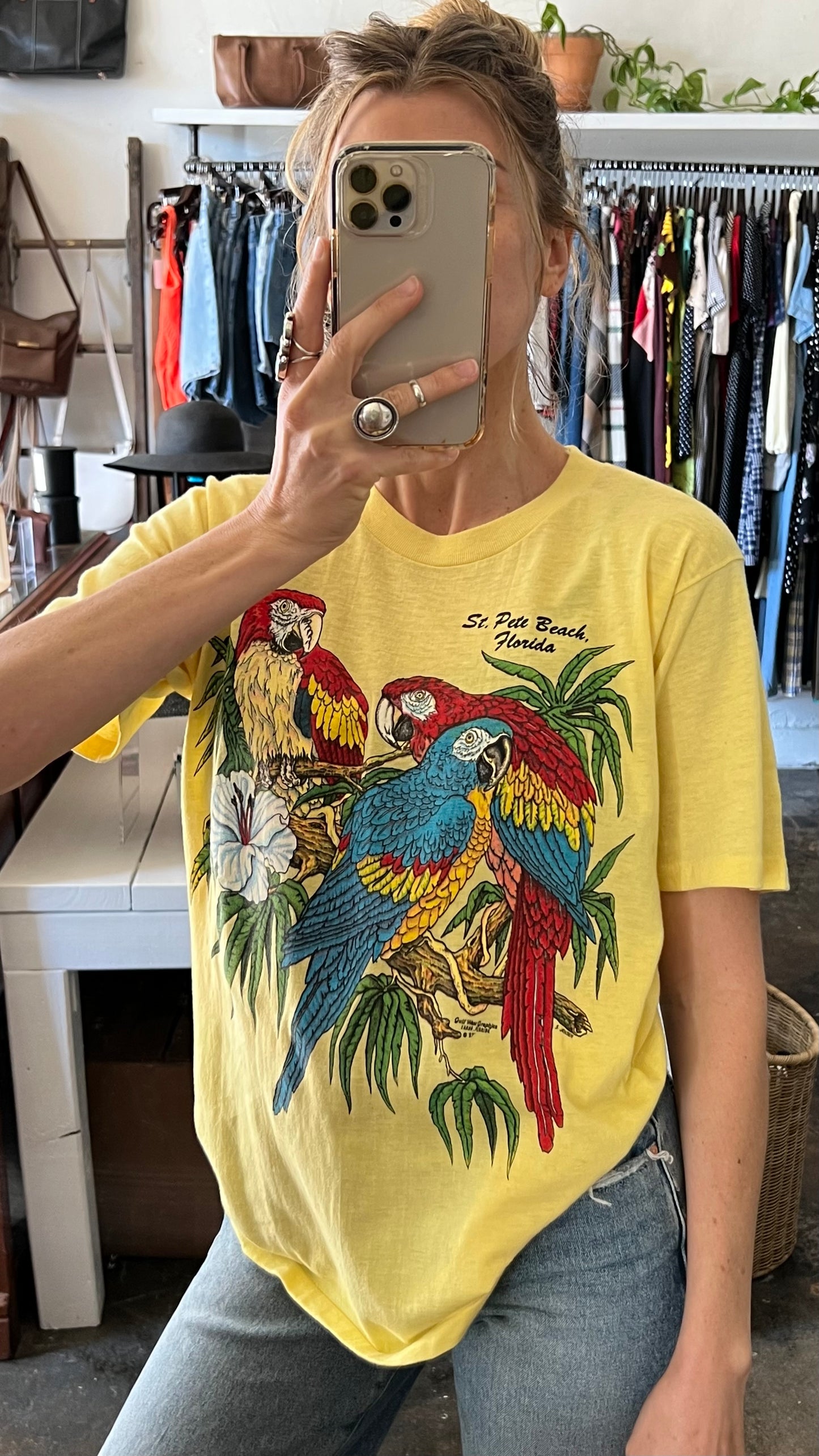 Vintage Florida Parrot Graphic Tee