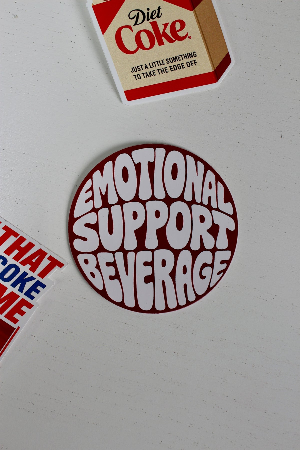 Emotional Support Beverage Sticker