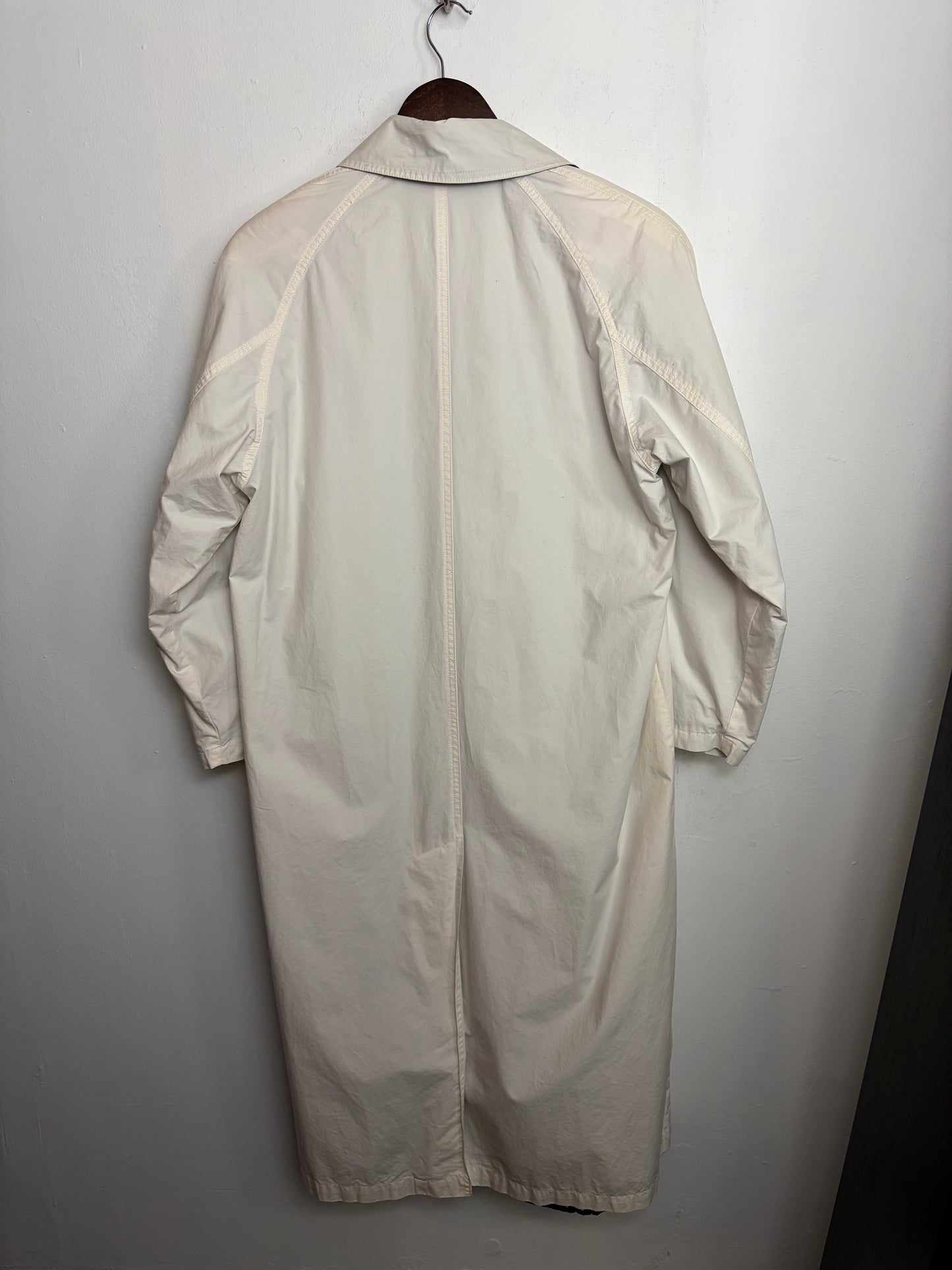 Vintage Eggshell Trench