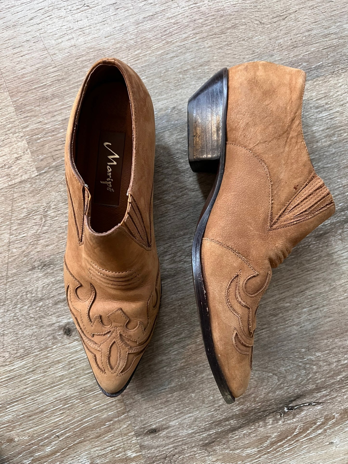 Vintage 90s Western Booties