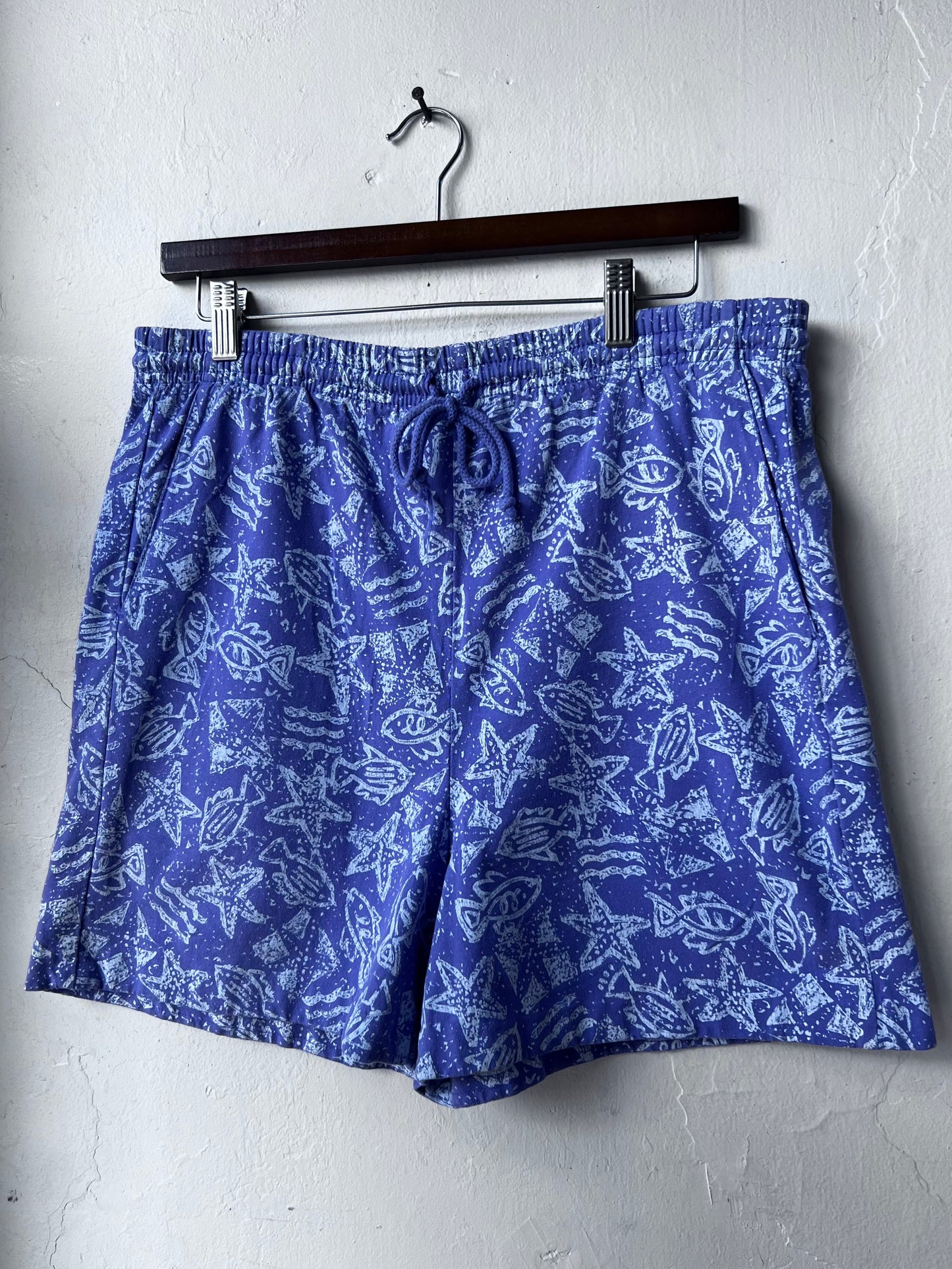 Vintage Coastal Print Short