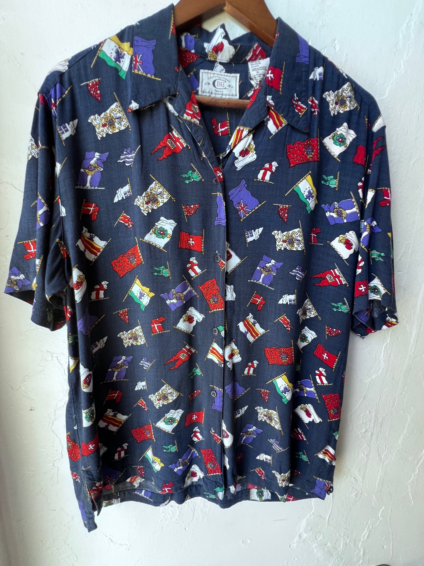 Vintage Flag Print Lounge Set