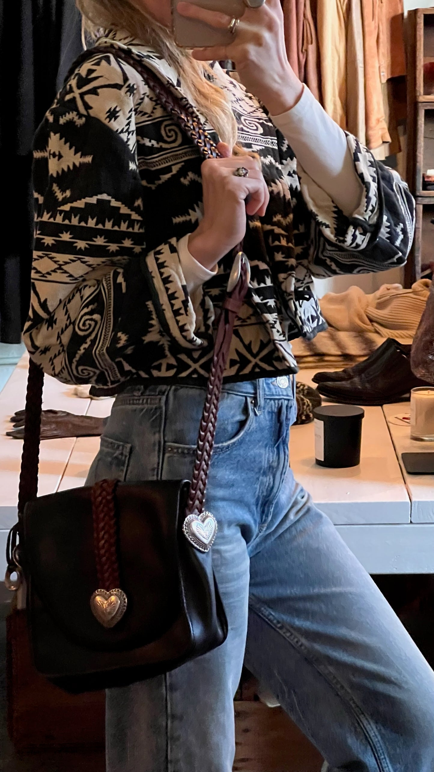 Vintage Southwestern Cropped Jacket