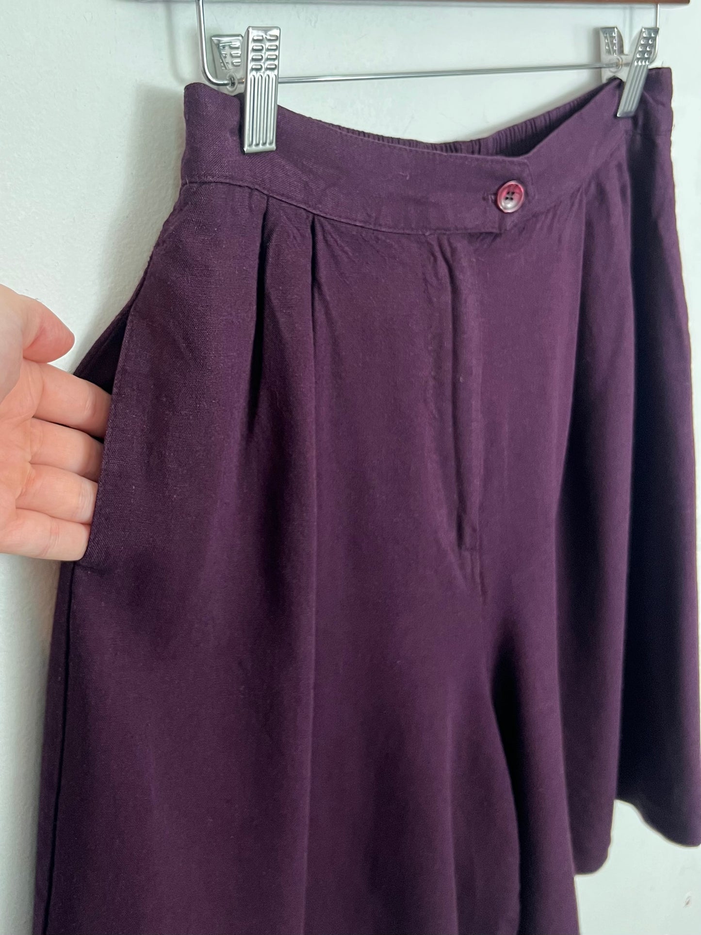 Vintage Rich Plum Lightweight Short
