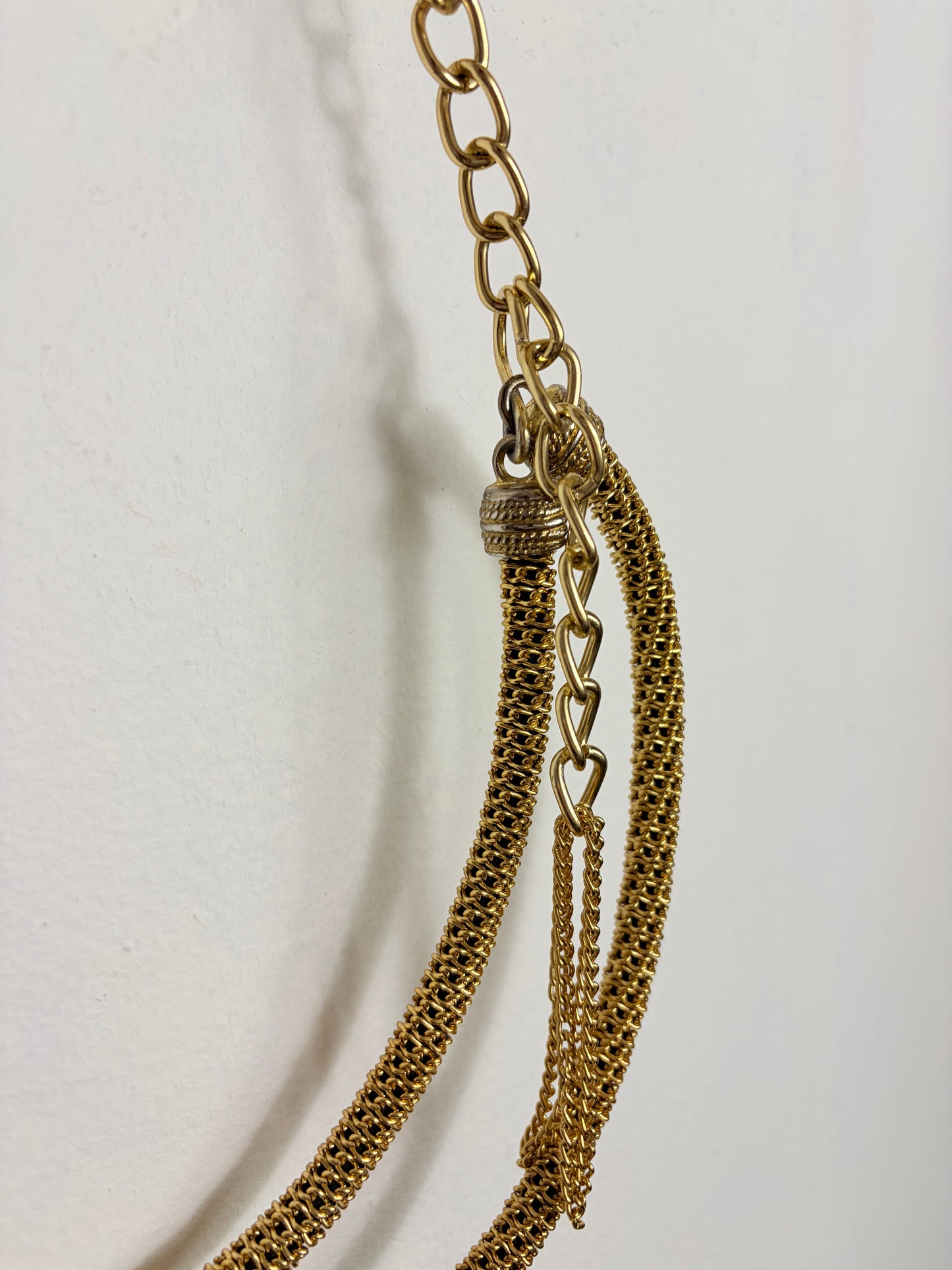 Vintage Gold Layered Rope Chain Belt