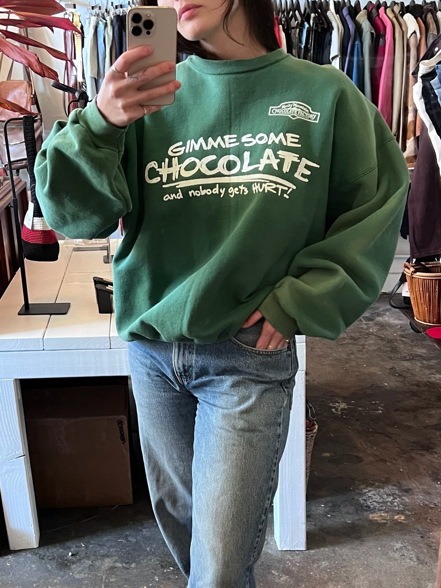 Vintage Chocolate Factory Crewneck