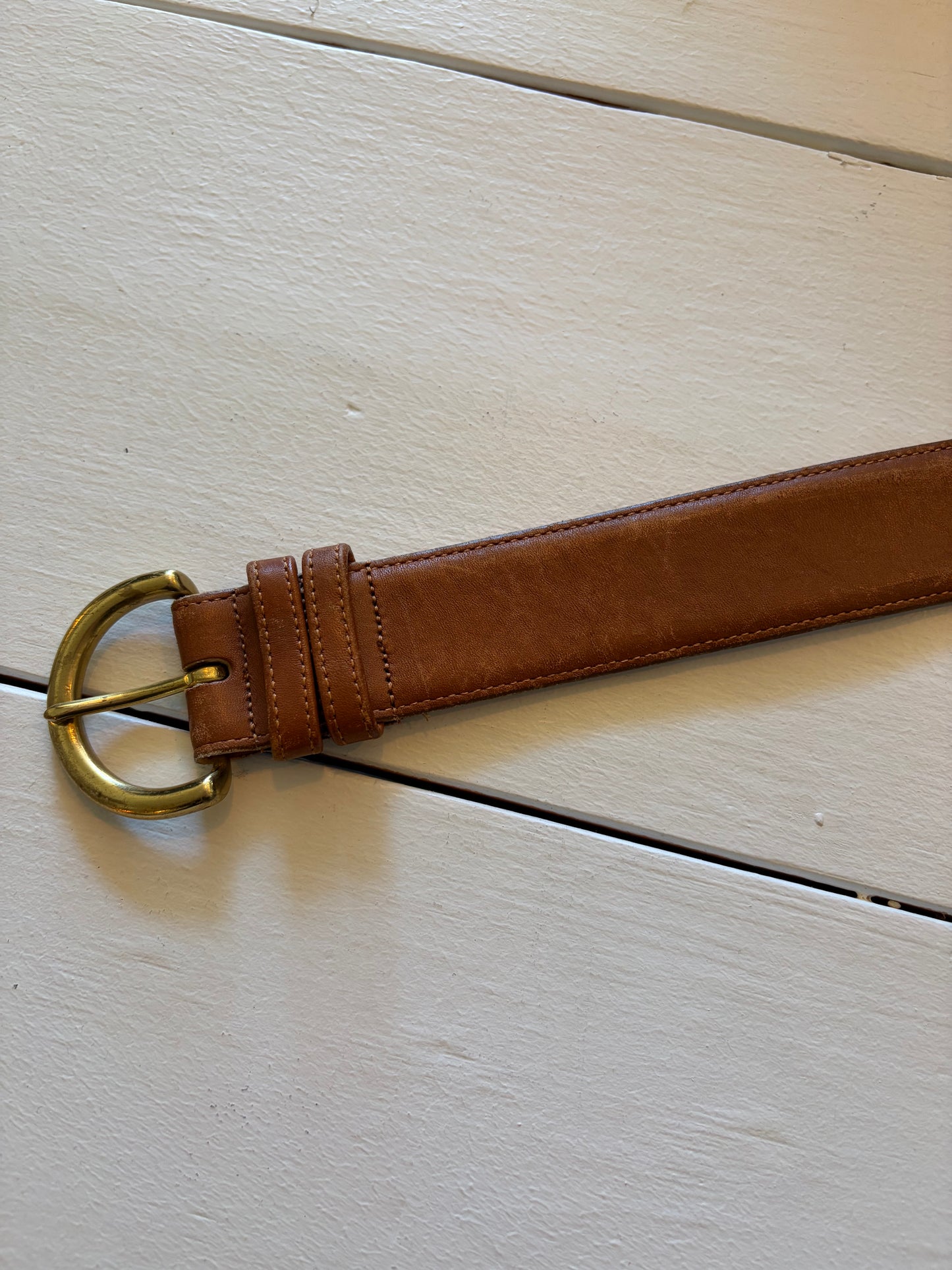 Vintage British Tan Coach Belt
