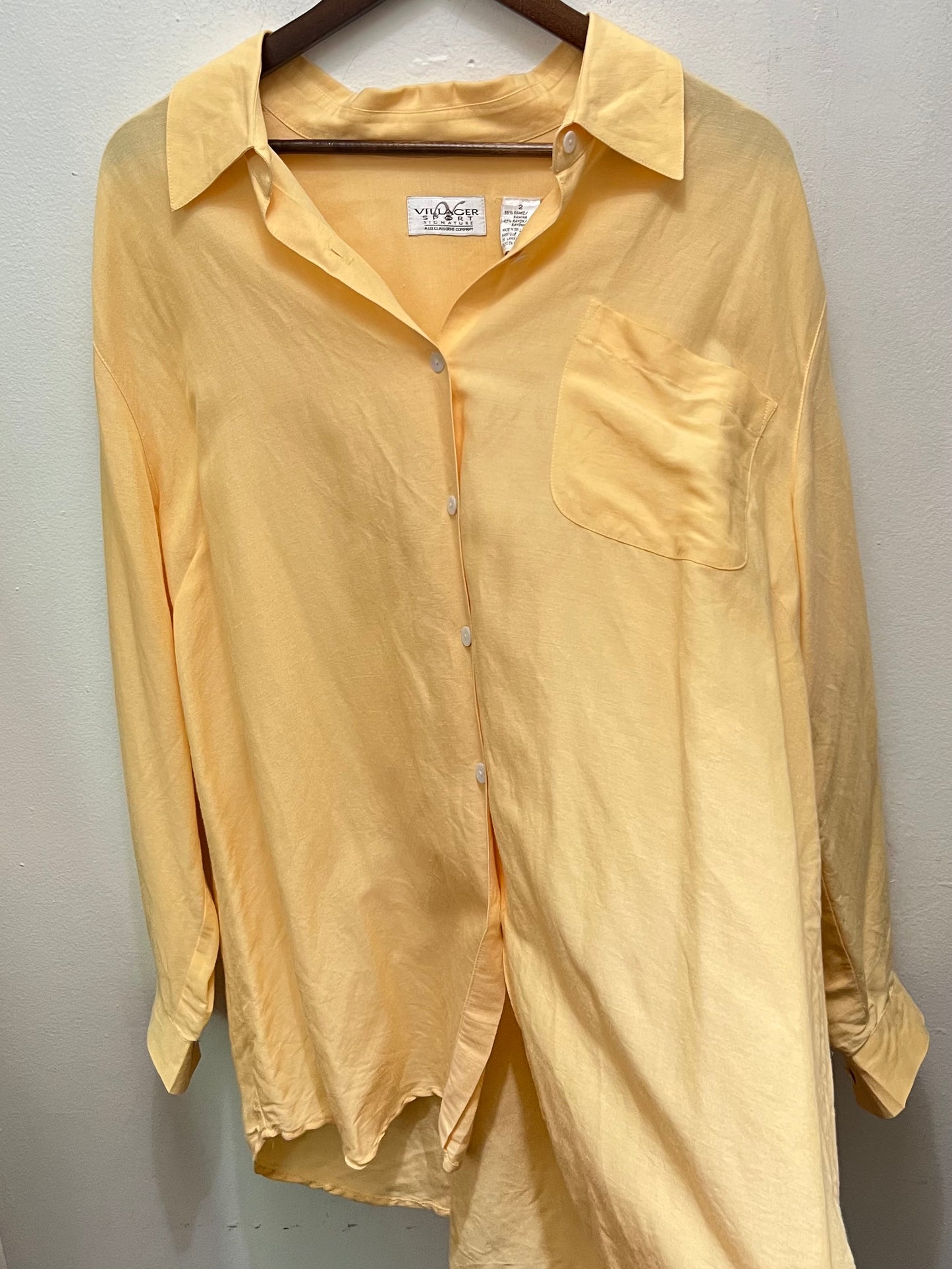 Vintage Sunny Long Sleeve Button Up