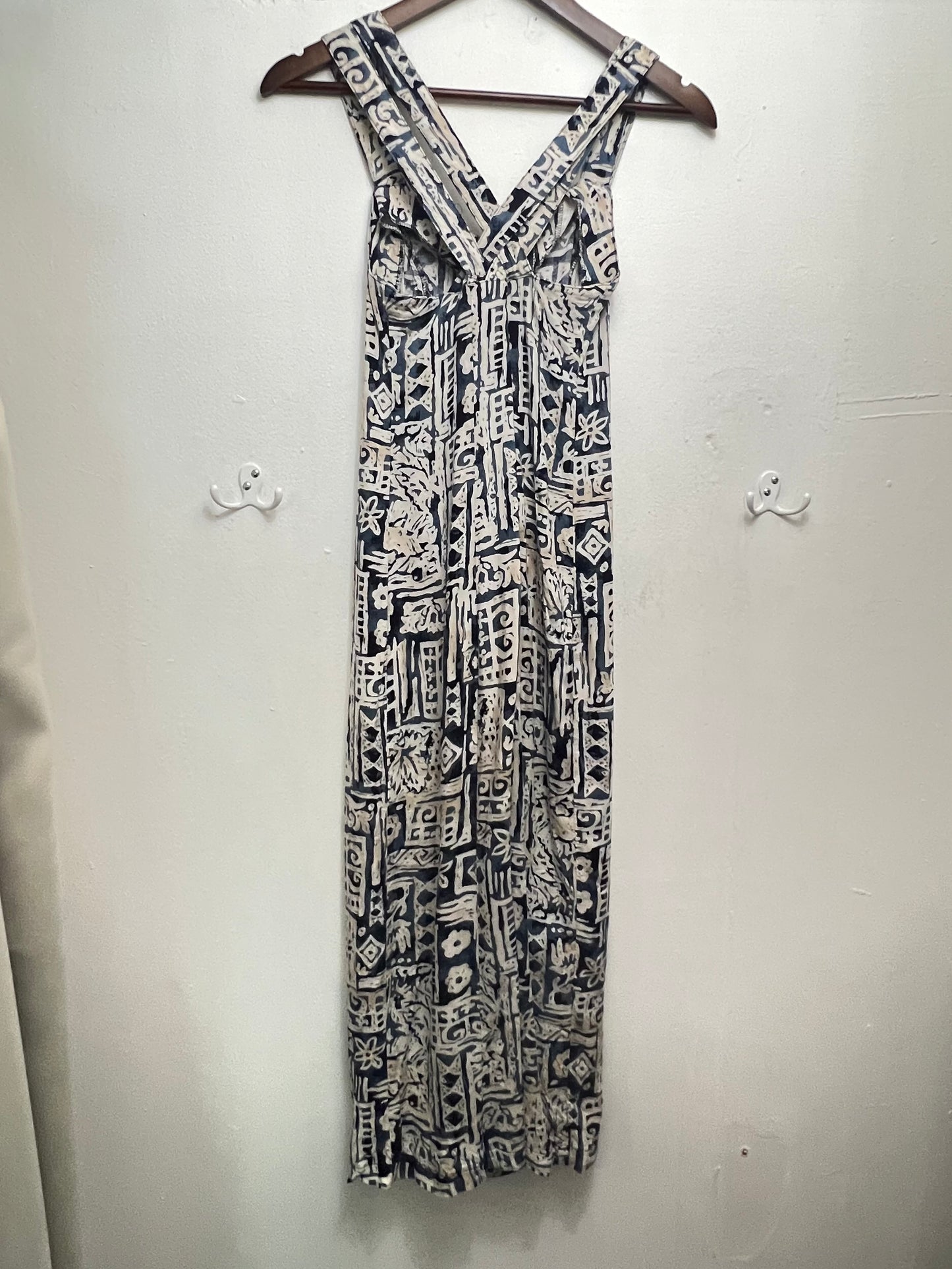 Beautiful Vintage Ocean & Ivory Dress