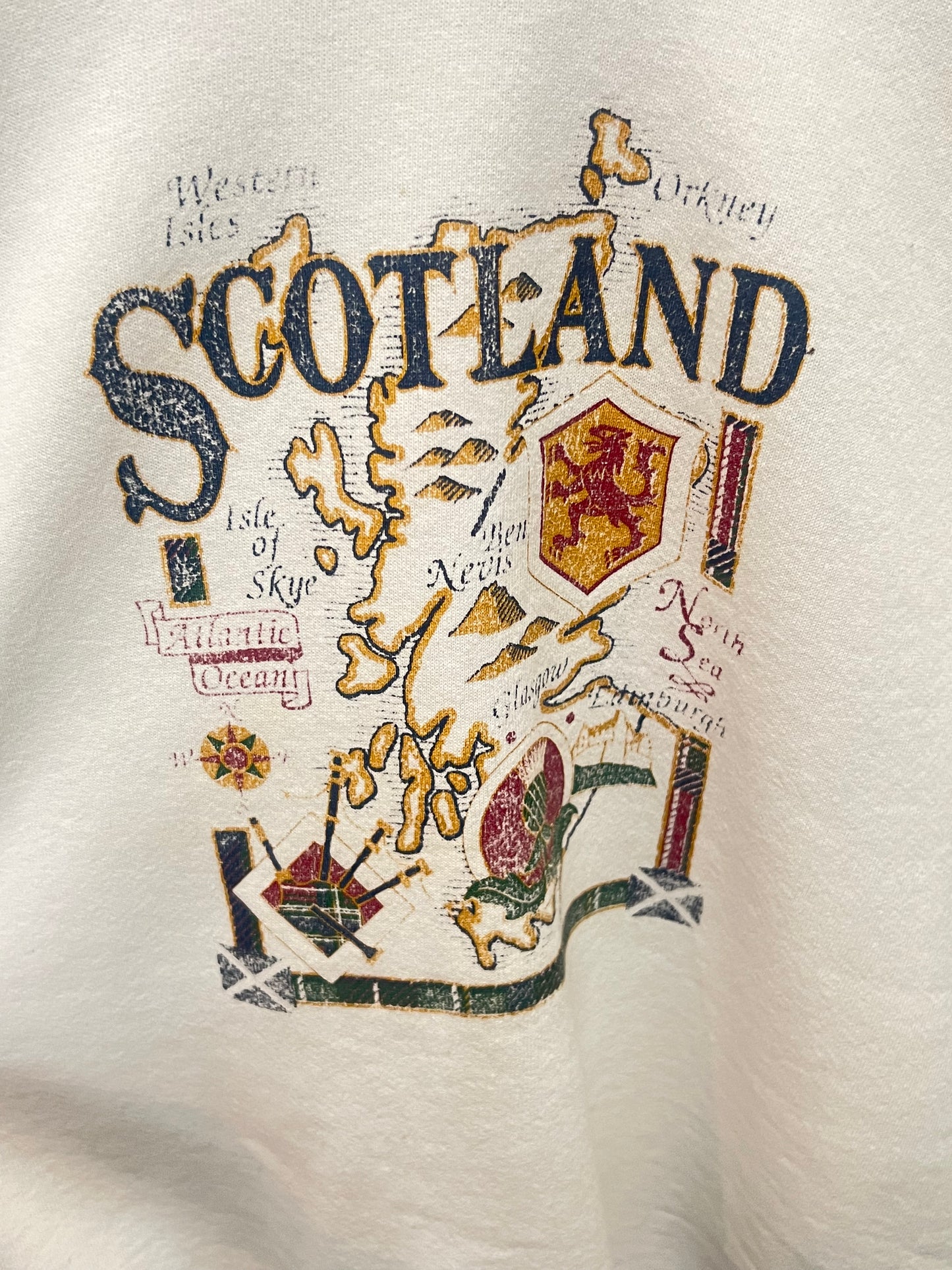 Vintage Scotland Geography Crewneck
